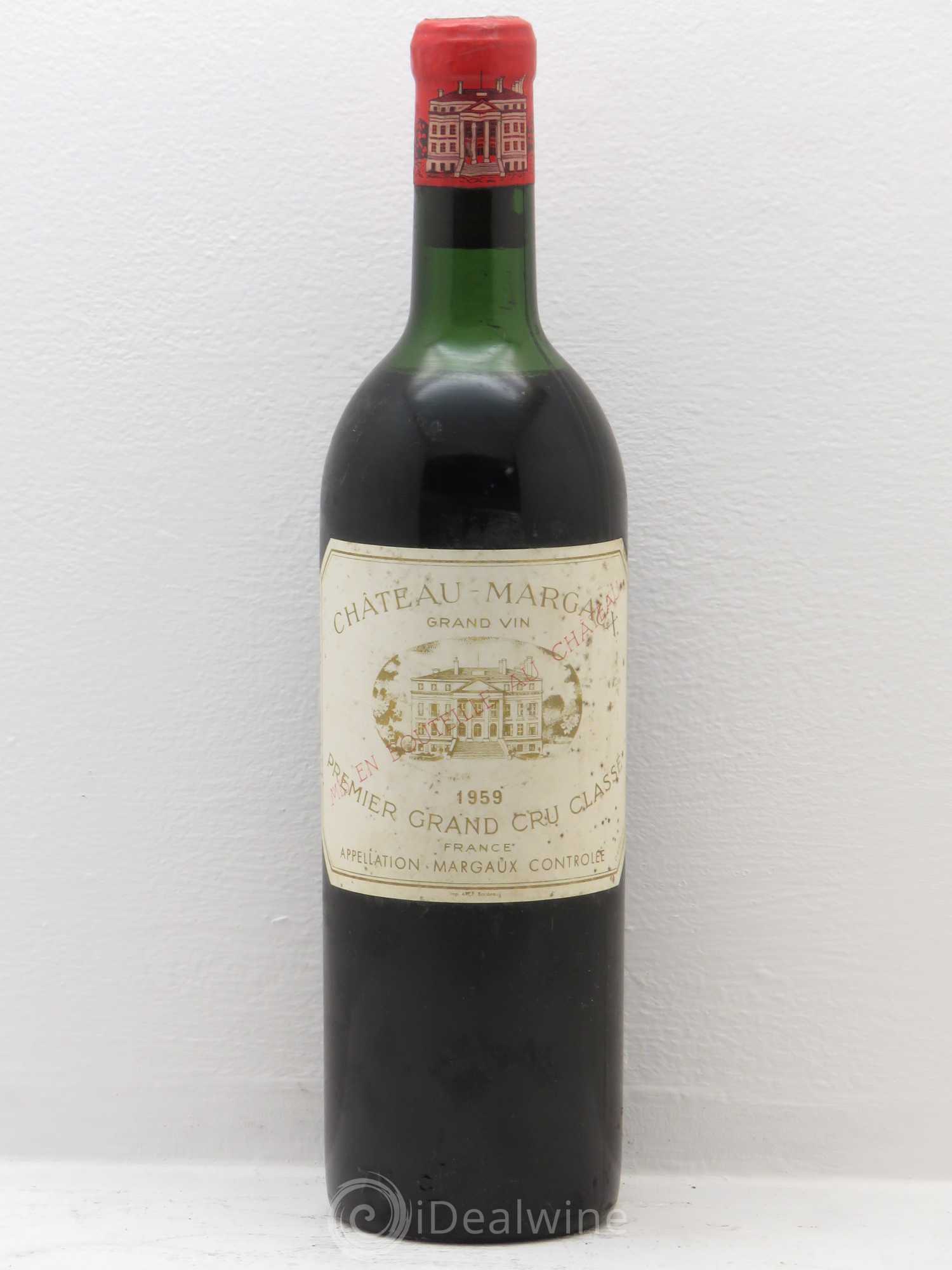 Château Margaux 1er Grand Cru Classé 1959 - Lot de 1 bouteille - 0