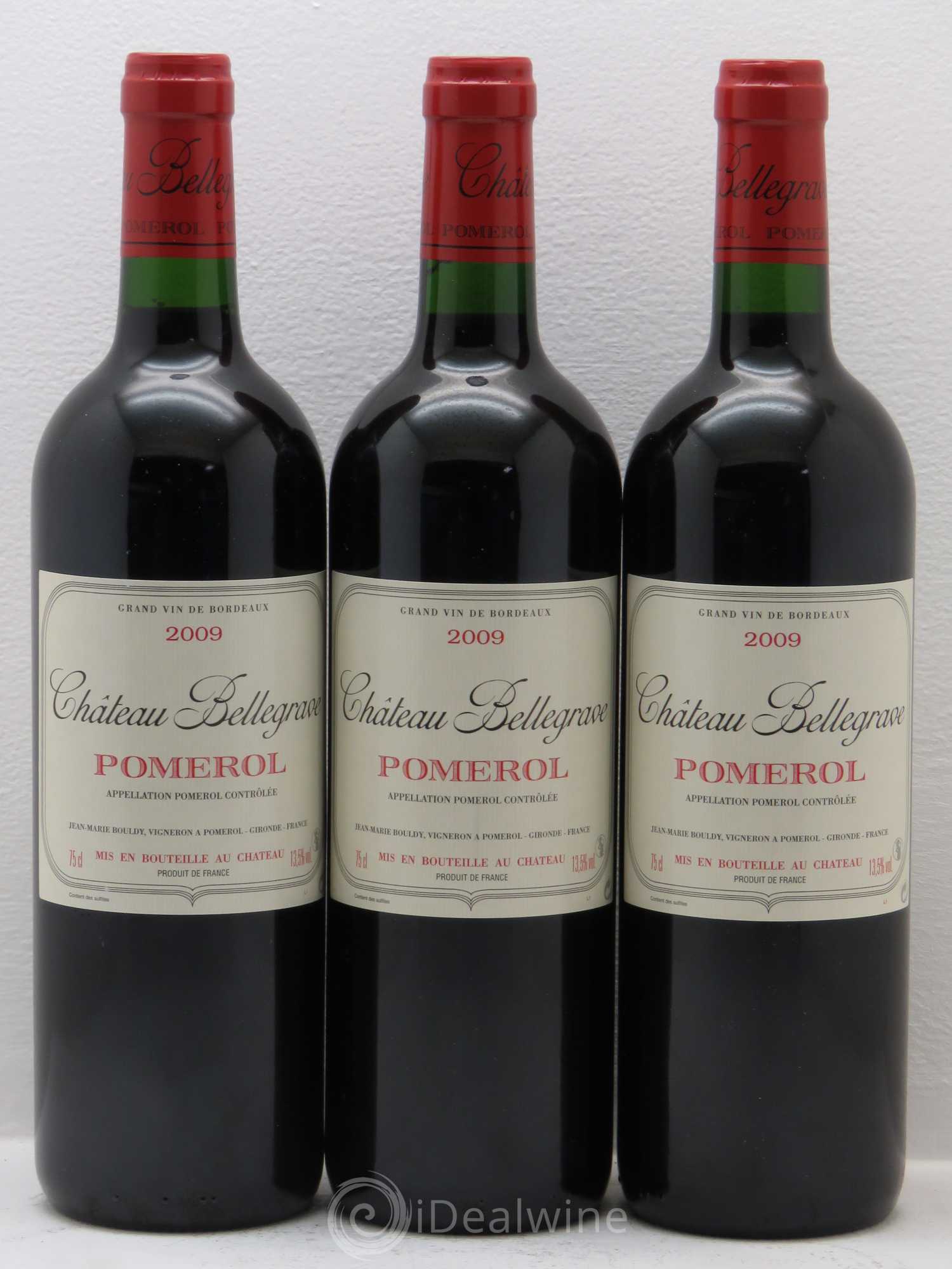 Château Bellegrave 2009 - Lot de 3 bouteilles - 0