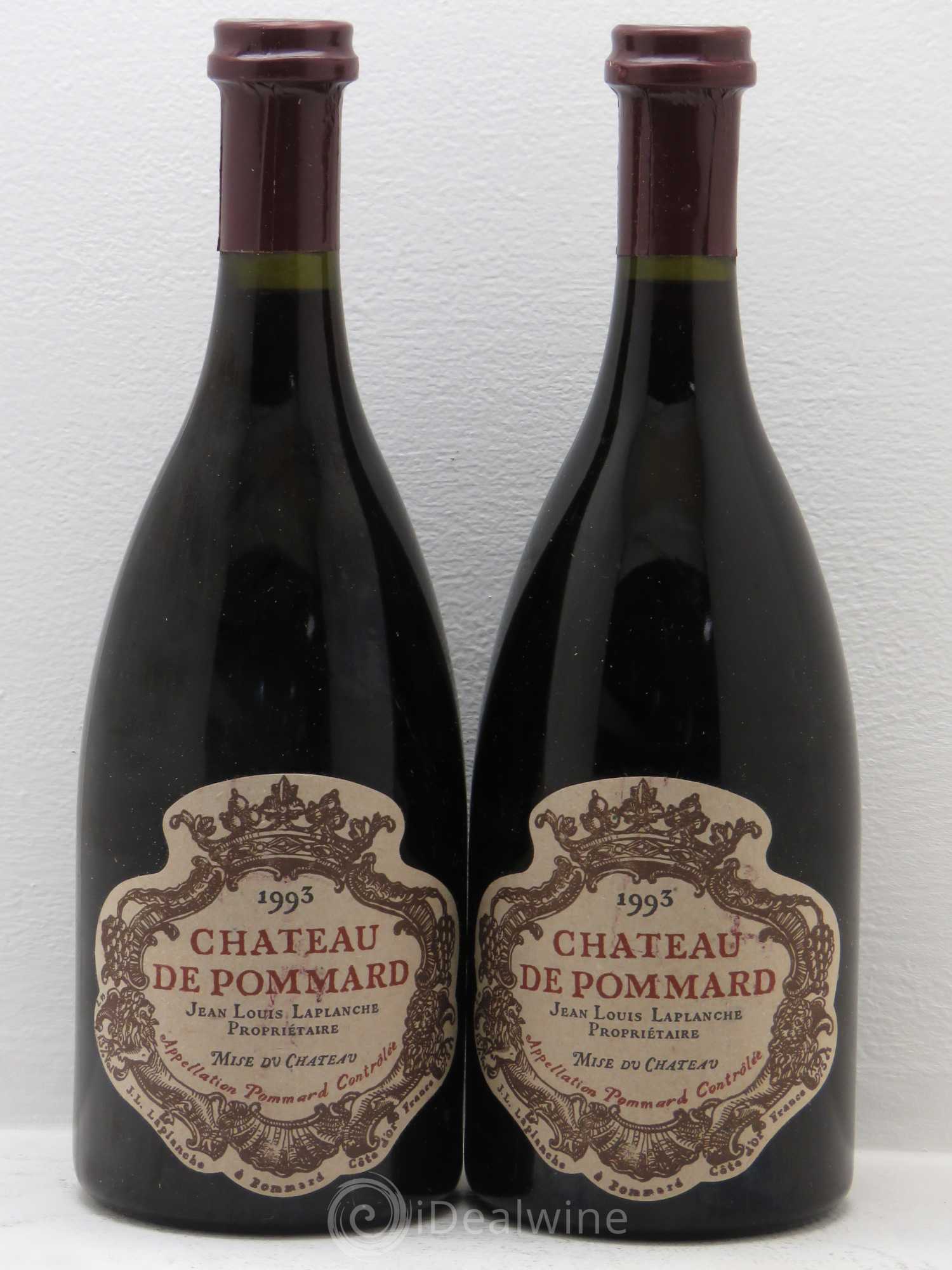 Pommard Château de Pommard 1993 - Lot de 2 bouteilles - 0