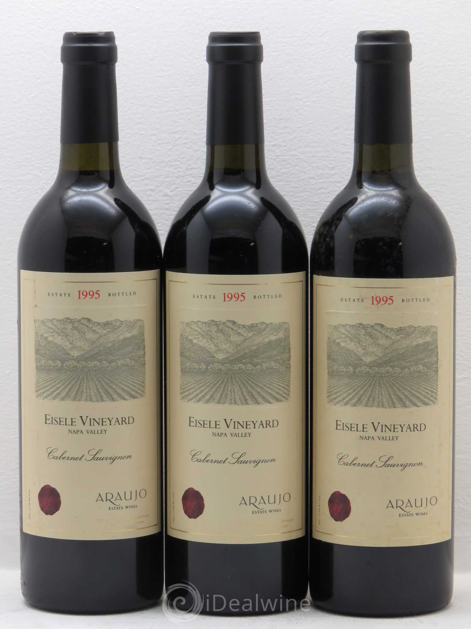 USA Eisele vineyards napa valley syrah 1995 - Posten von 3 Flaschen - 0