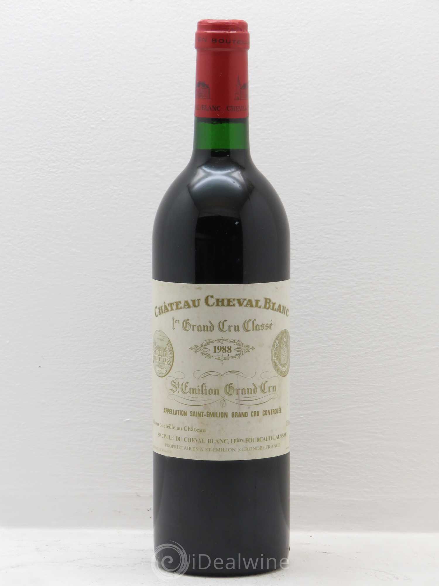 Château Cheval Blanc 1er Grand Cru Classé A 1988 - Lot de 1 bouteille - 0