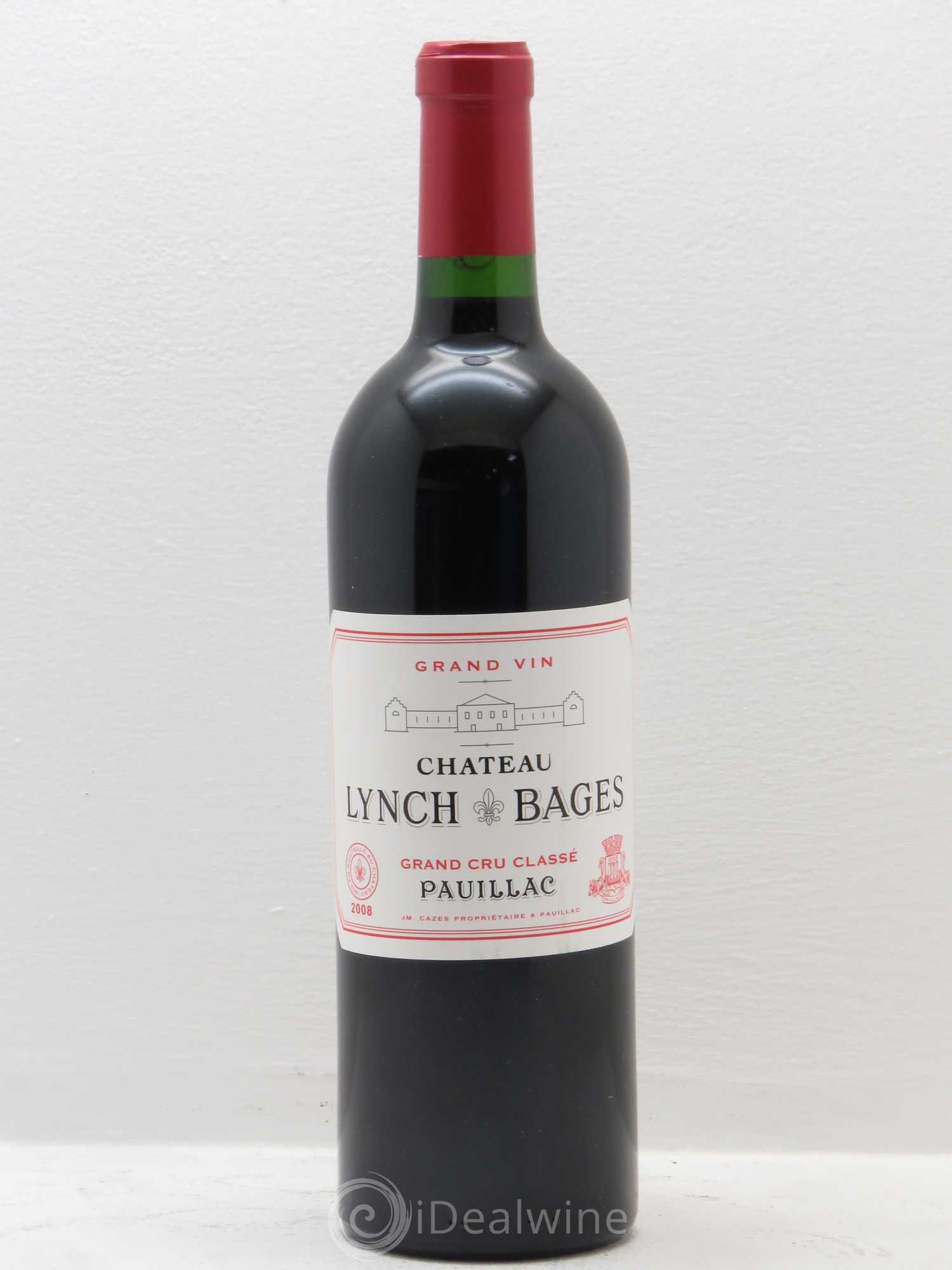 Château Lynch Bages 5ème Grand Cru Classé 2008 - Lot de 1 bouteille - 0