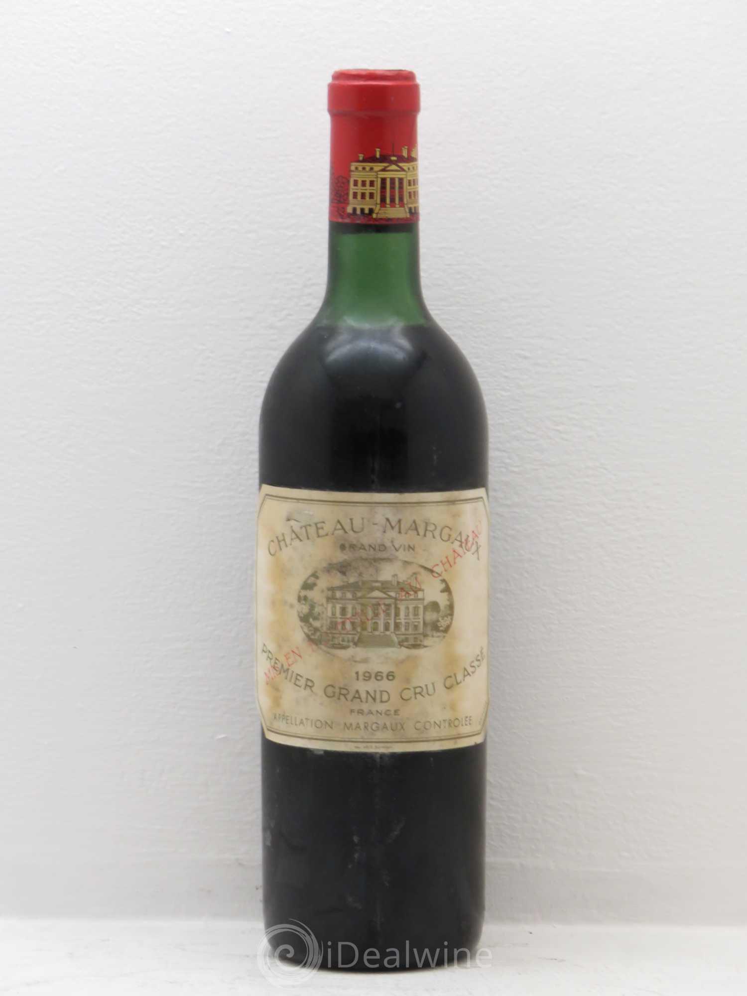 Château Margaux 1er Grand Cru Classé 1966 - Lot de 1 bouteille - 0