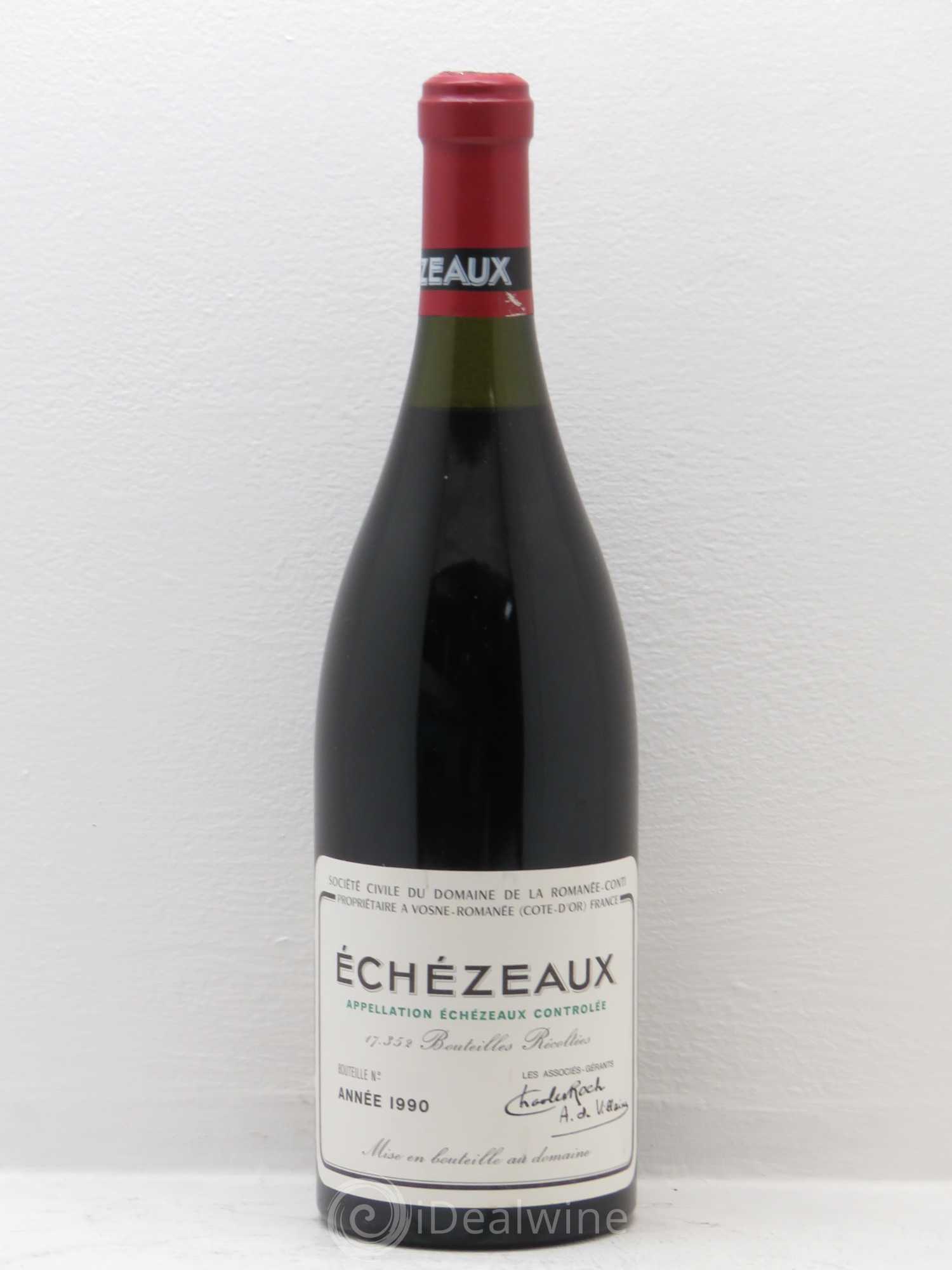 Echezeaux Grand Cru Domaine de la Romanée-Conti 1990 - Lot de 1 bouteille - 0