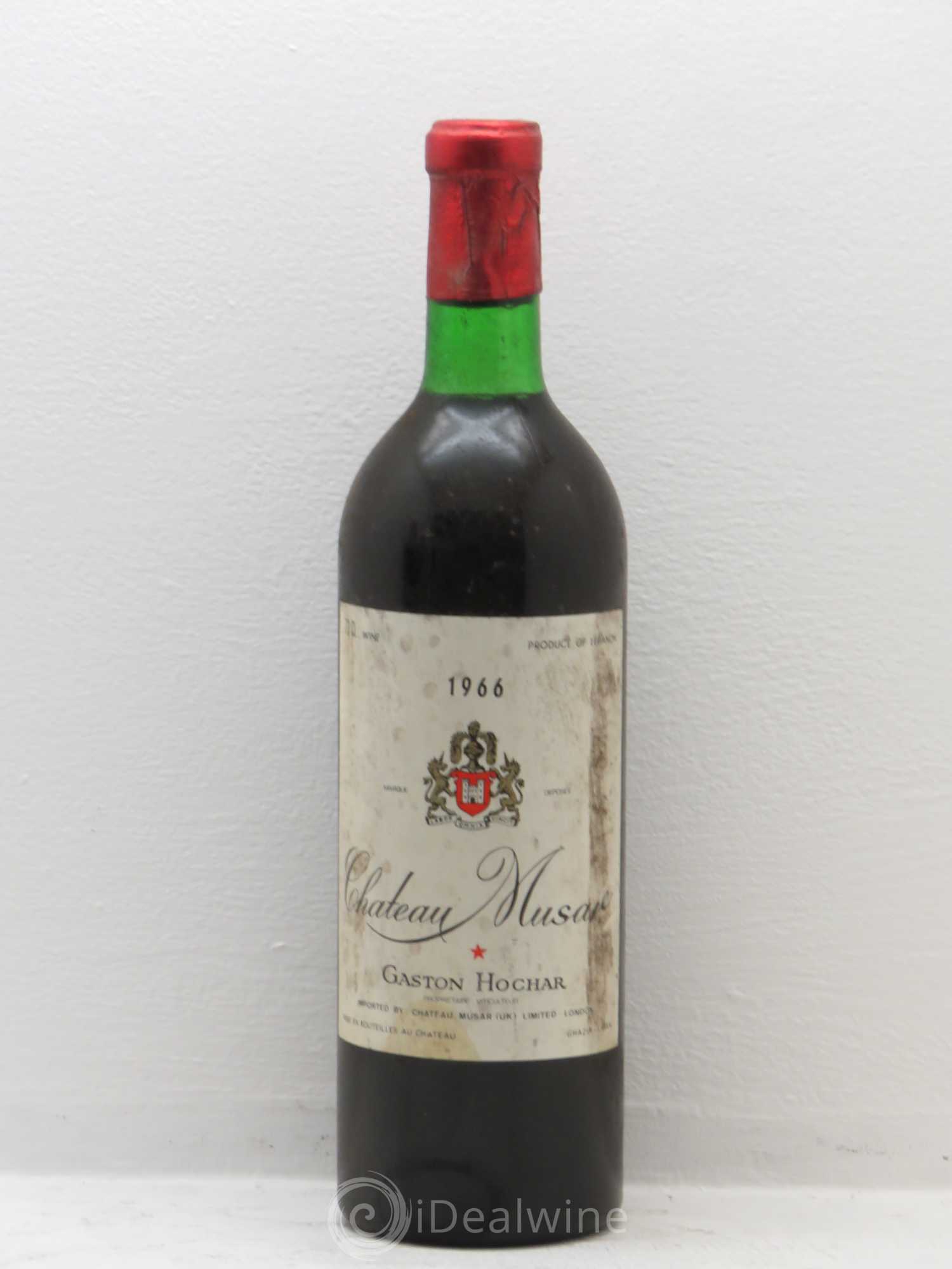 Château Musar Serge Hochar 1966 - Lot de 1 bouteille - 0