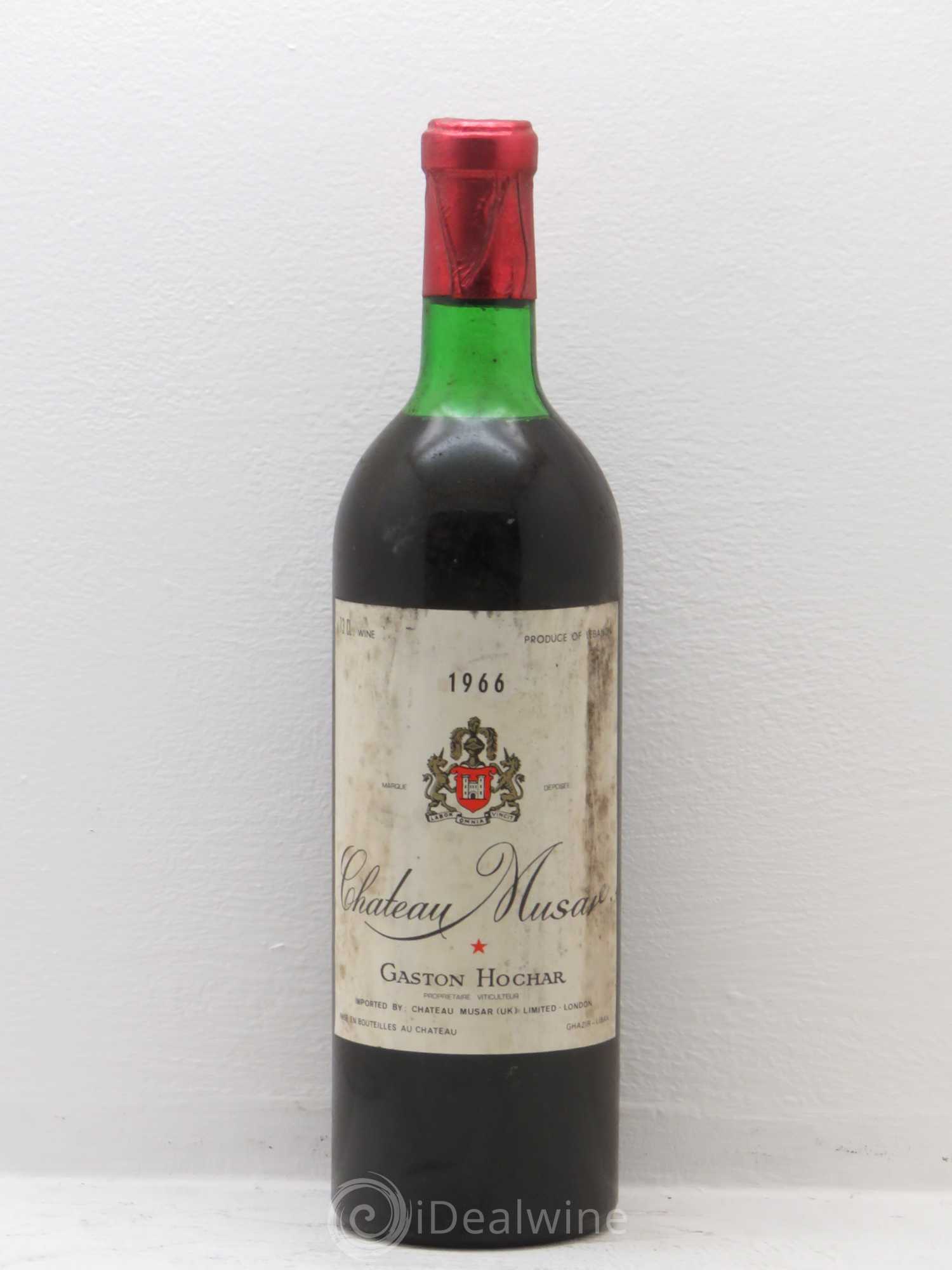 Château Musar Serge Hochar 1966 - Lot de 1 bouteille - 0