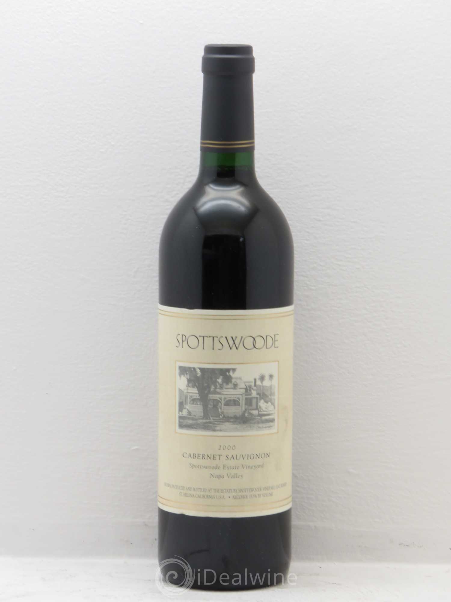 USA spottswood cabernet sauvignon napa valley 2000 - Posten von 1 Flasche - 0