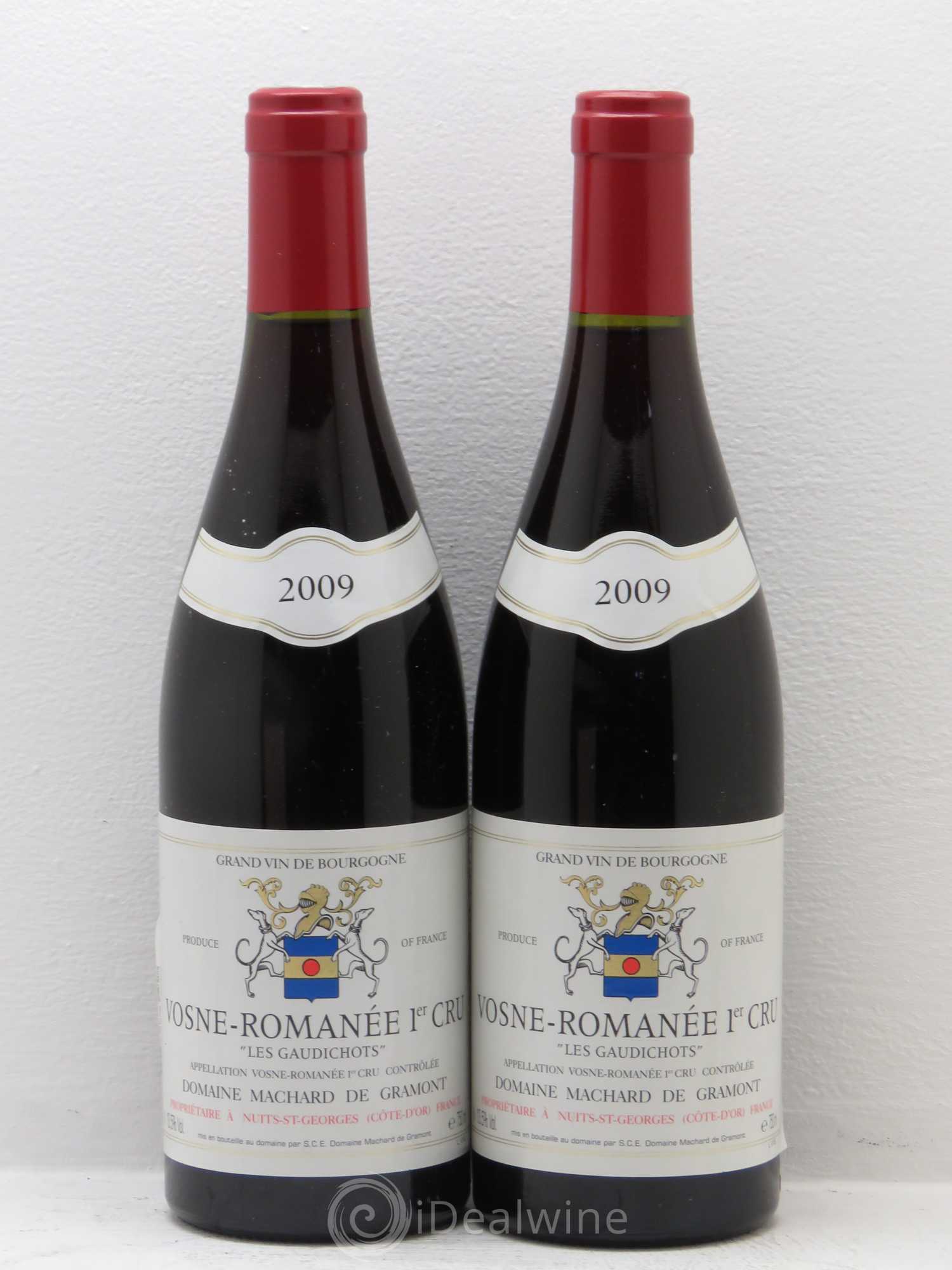 Vosne-Romanée 1er Cru Machard de gramont 2009 - Lot de 2 bouteilles - 0