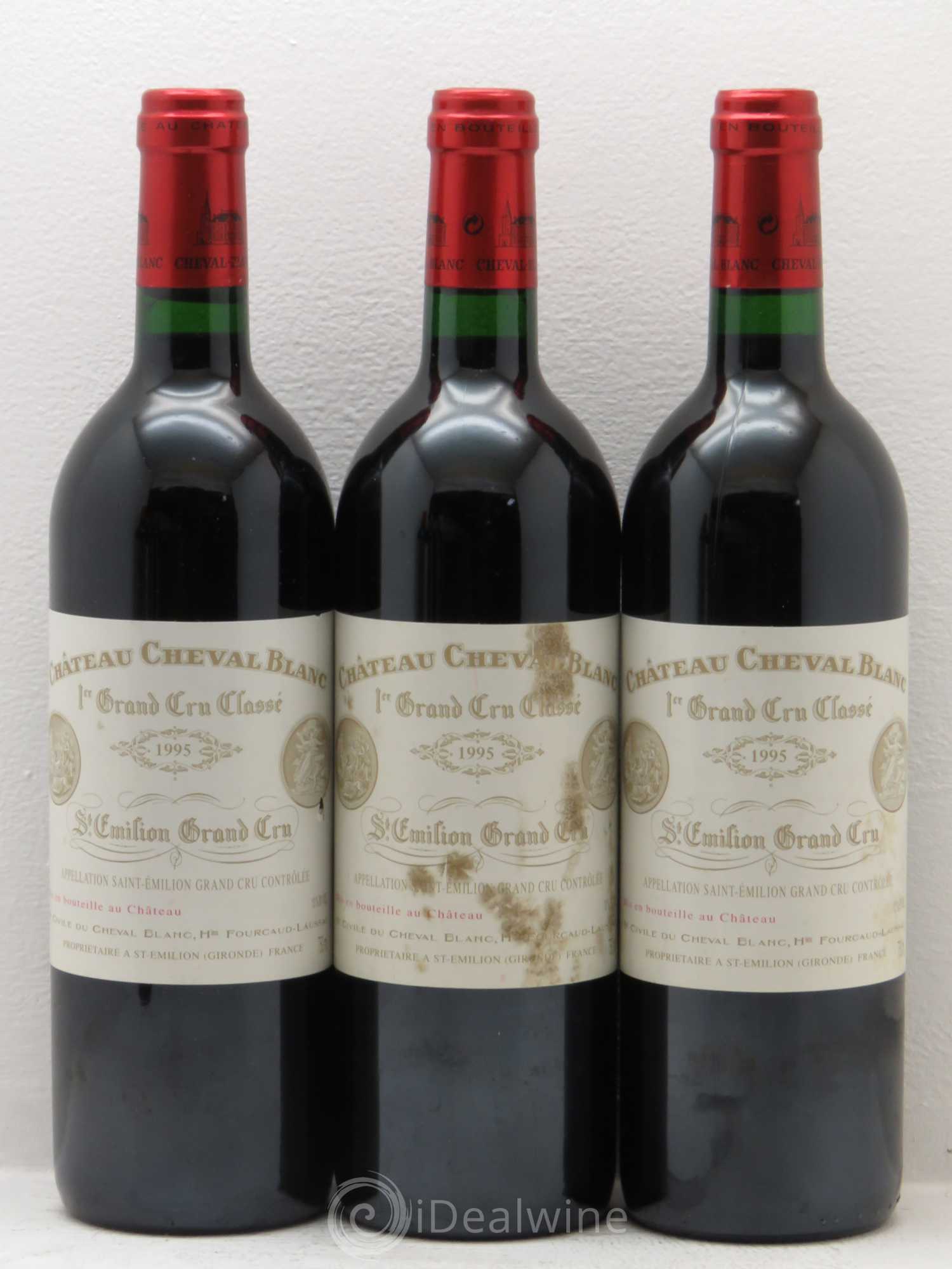 Château Cheval Blanc 1er Grand Cru Classé A 1995 - Lot de 6 bouteilles - 2
