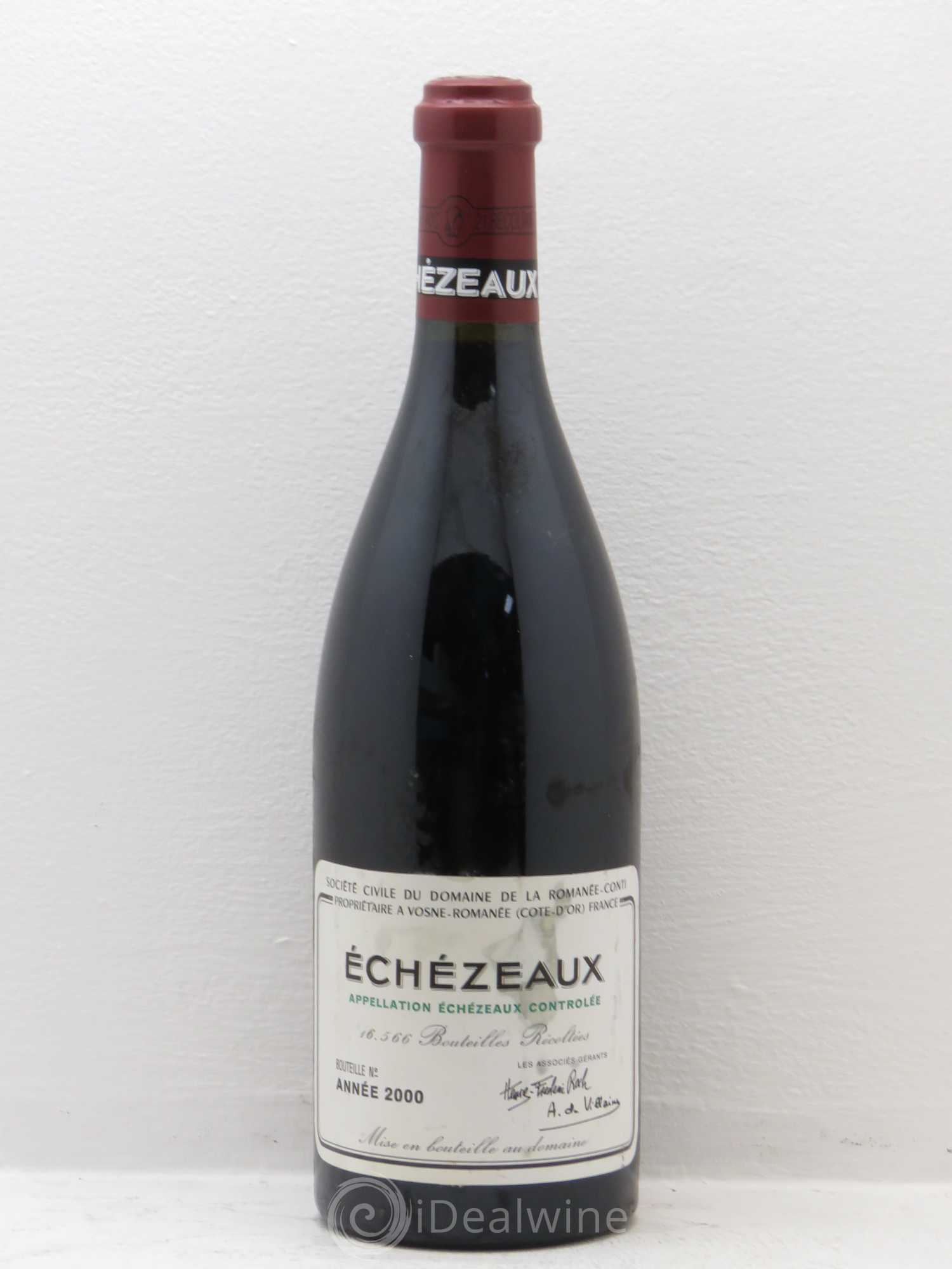 Echezeaux Grand Cru Domaine de la Romanée-Conti 2000 - Lot de 1 bouteille - 0