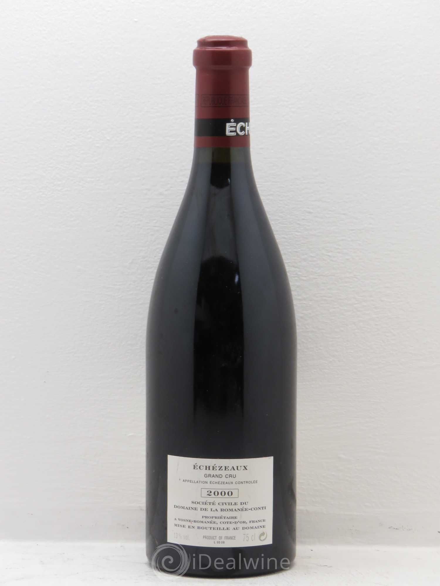 Echezeaux Grand Cru Domaine de la Romanée-Conti 2000 - Lot de 1 bouteille - 1
