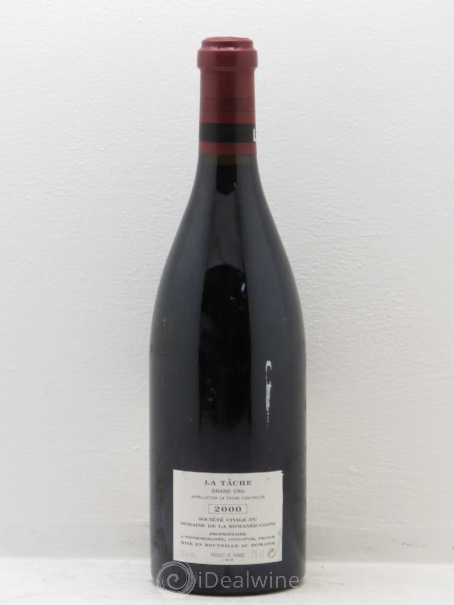 La Tâche Grand Cru Domaine de la Romanée-Conti 2000 - Lot de 1 bouteille - 1