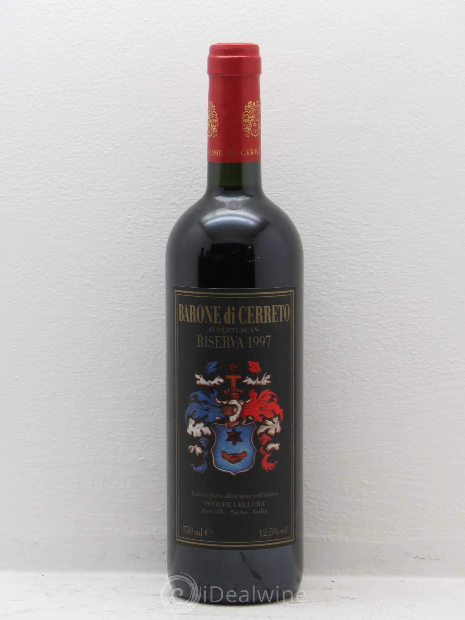Italie Barone di cerreto poderer lellera riserva super toscan 1997 - Posten von 1 Flasche - 0