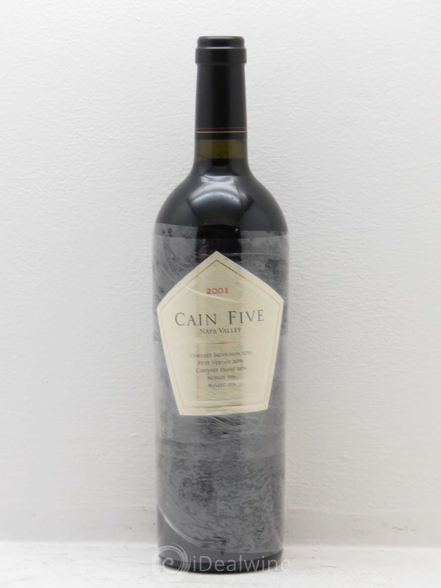 Napa Valley Cain Cain Five 2001 - Lot de 1 bouteille - 0