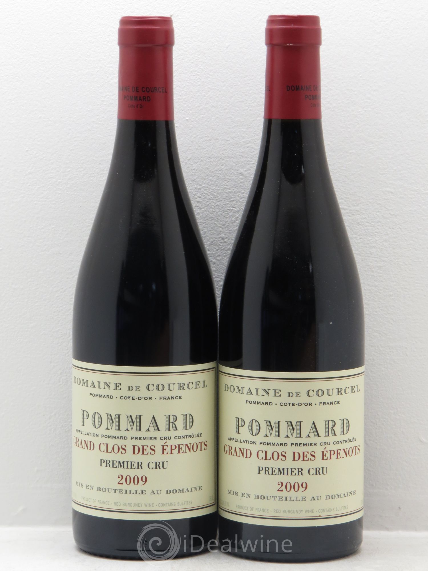 Pommard 1er Cru Grand Clos des Epenots de Courcel (Domaine) 2009 - Lot de 2 bouteilles - 0