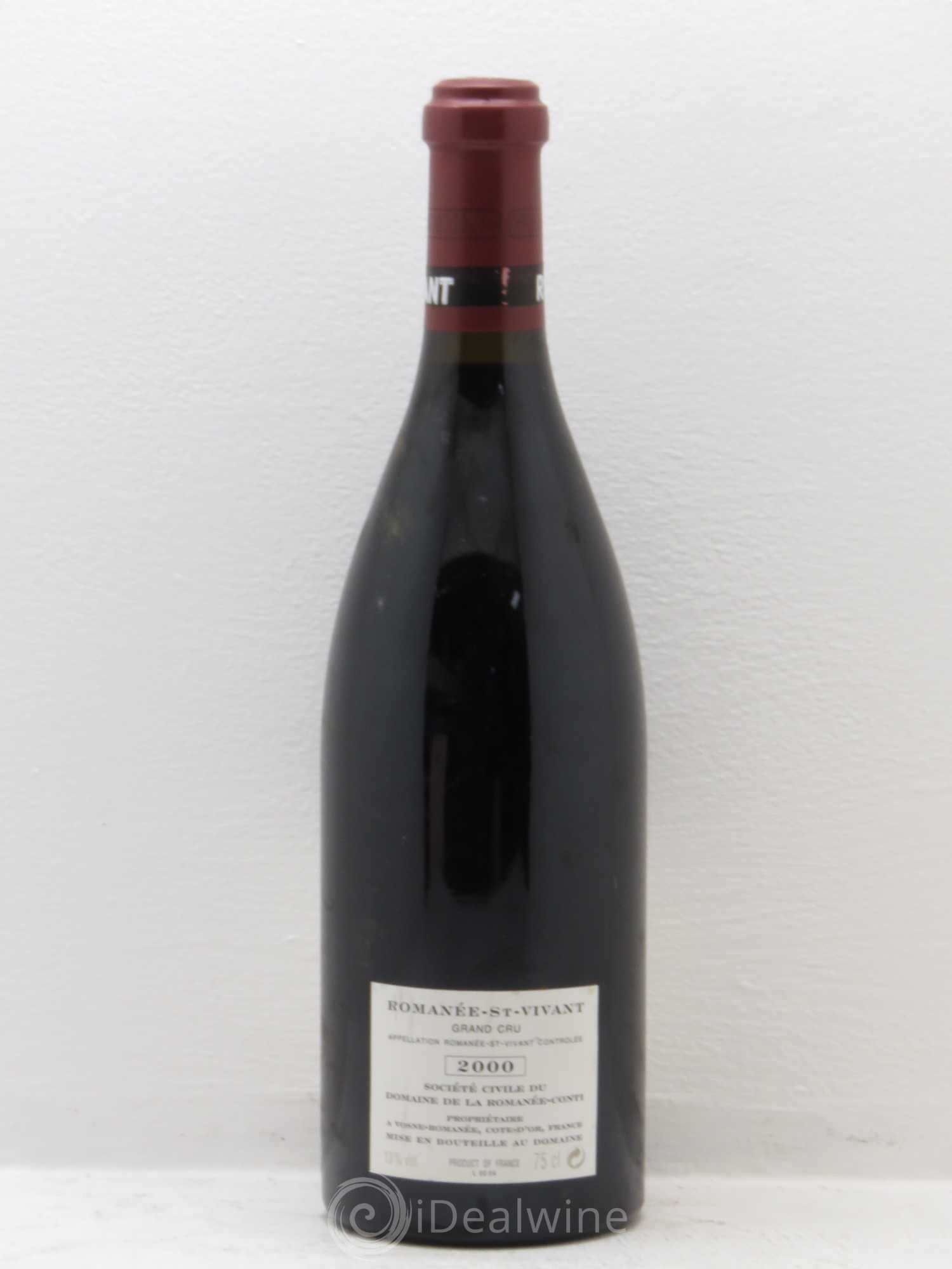 Romanée-Saint-Vivant Grand Cru Domaine de la Romanée-Conti 2000 - Lot de 1 bouteille - 1
