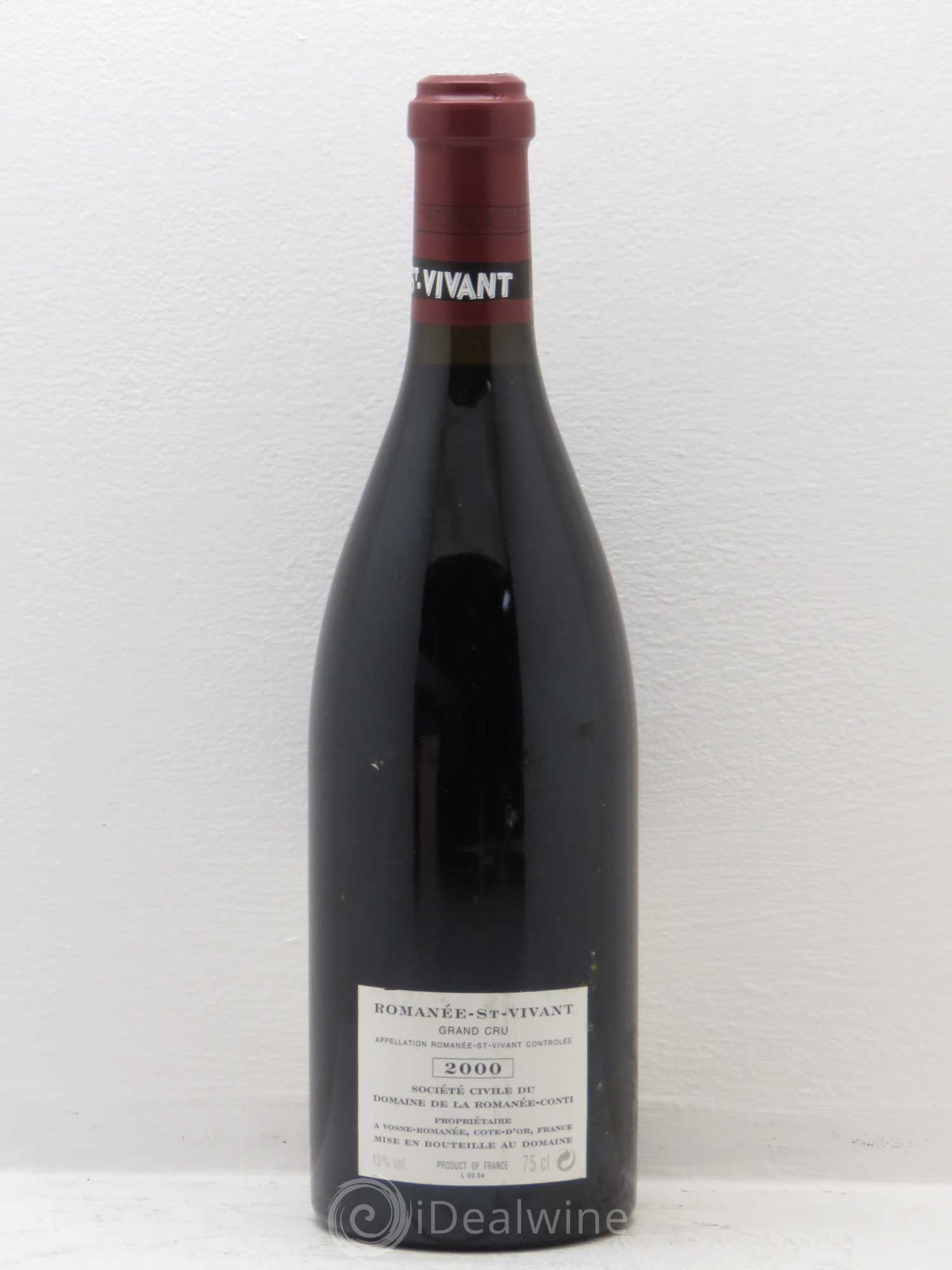 Romanée-Saint-Vivant Grand Cru Domaine de la Romanée-Conti 2000 - Lot de 1 bouteille - 1
