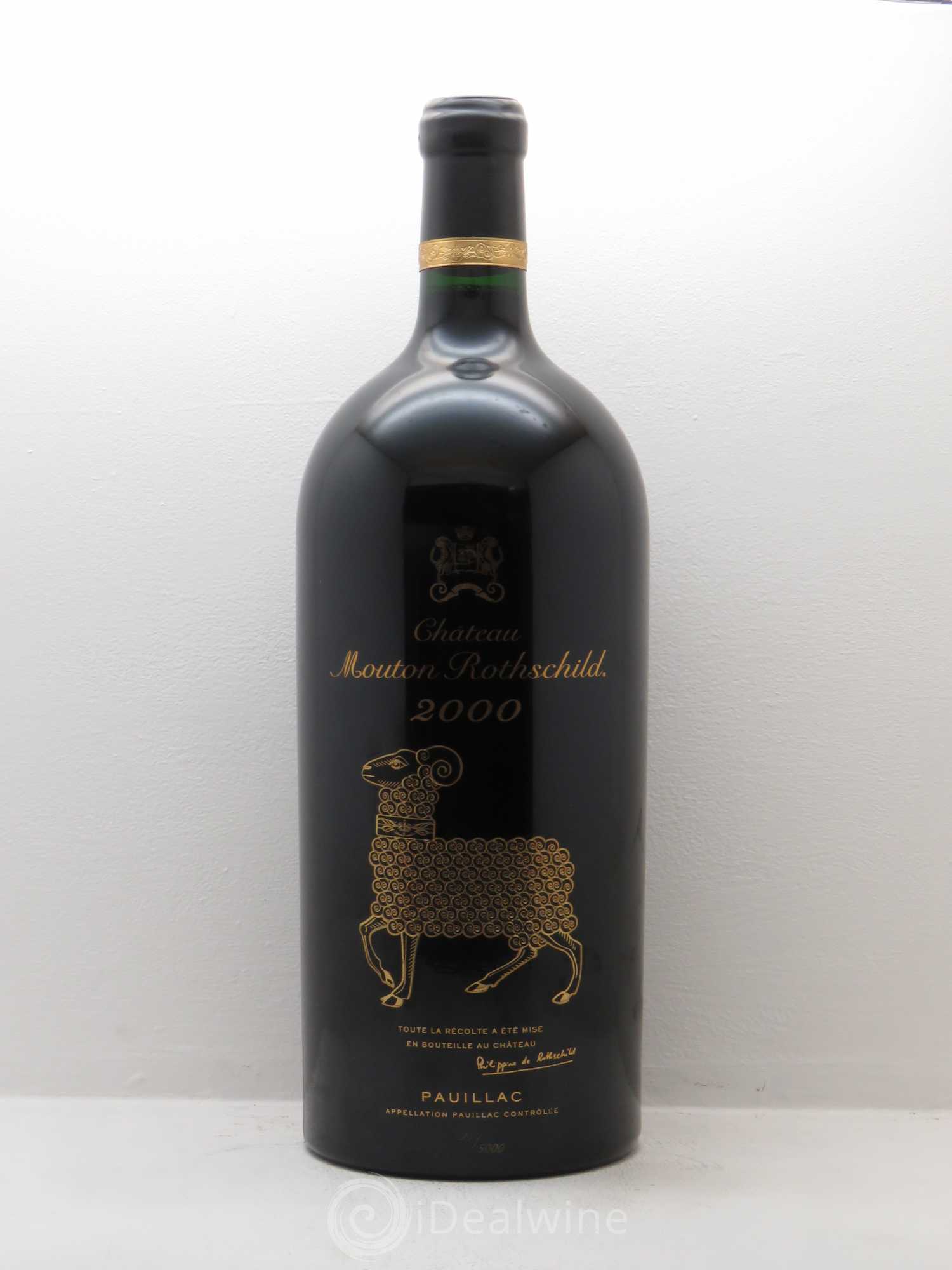 Château Mouton Rothschild 1er Grand Cru Classé 2000 - Lot de 1 jeroboam - 0