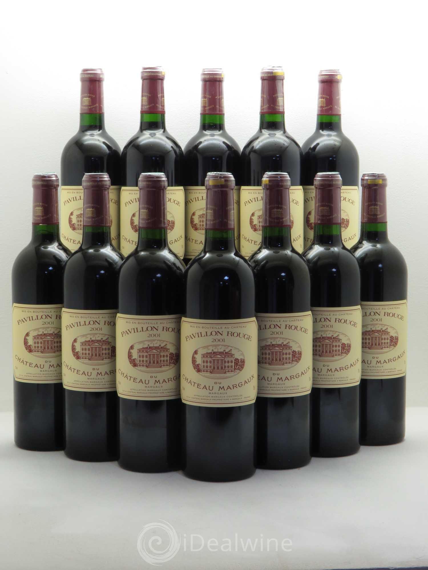 Pavillon Rouge du Château Margaux Second Vin 2001 - Lot de 12 bouteilles - 0