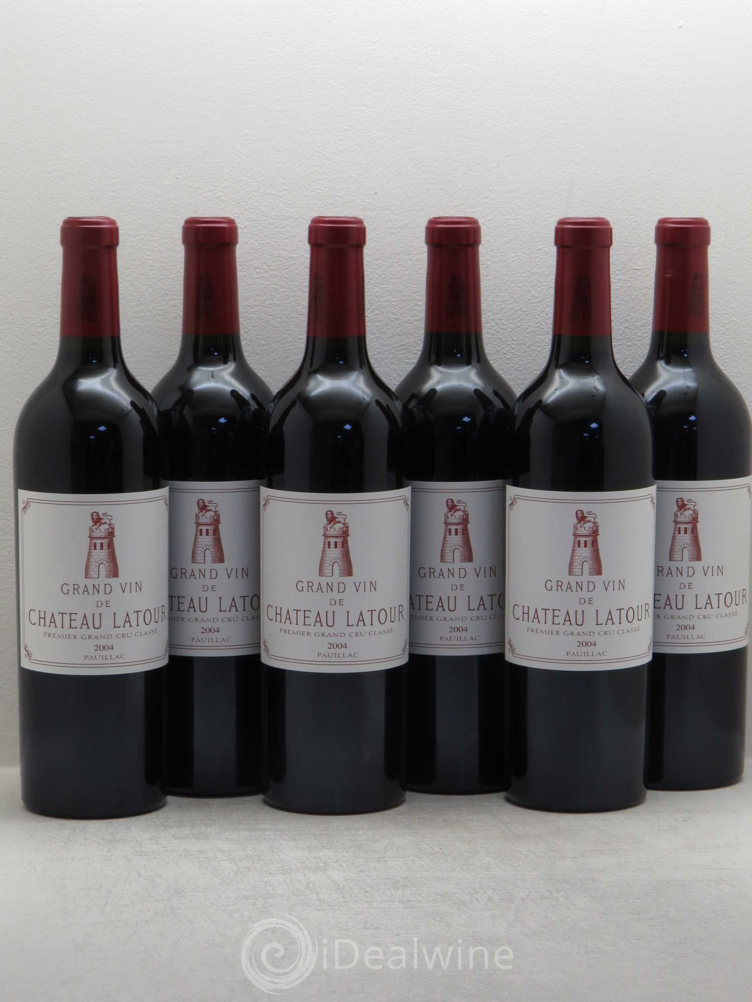 Château Latour 1er Grand Cru Classé 2004 - Lot de 6 bouteilles - 0