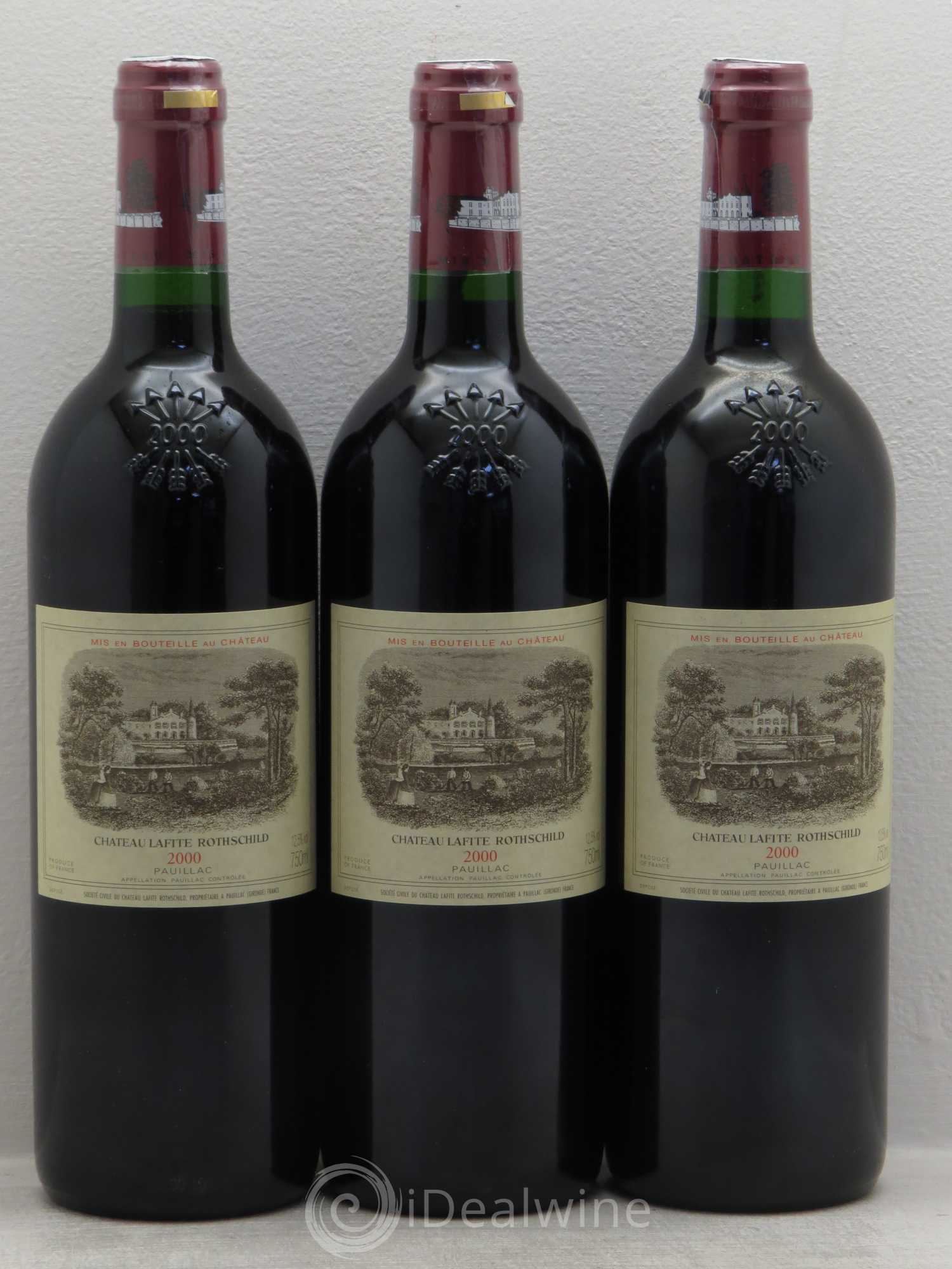 Château Lafite Rothschild 1er Grand Cru Classé 2000 - Lot de 6 bouteilles - 2