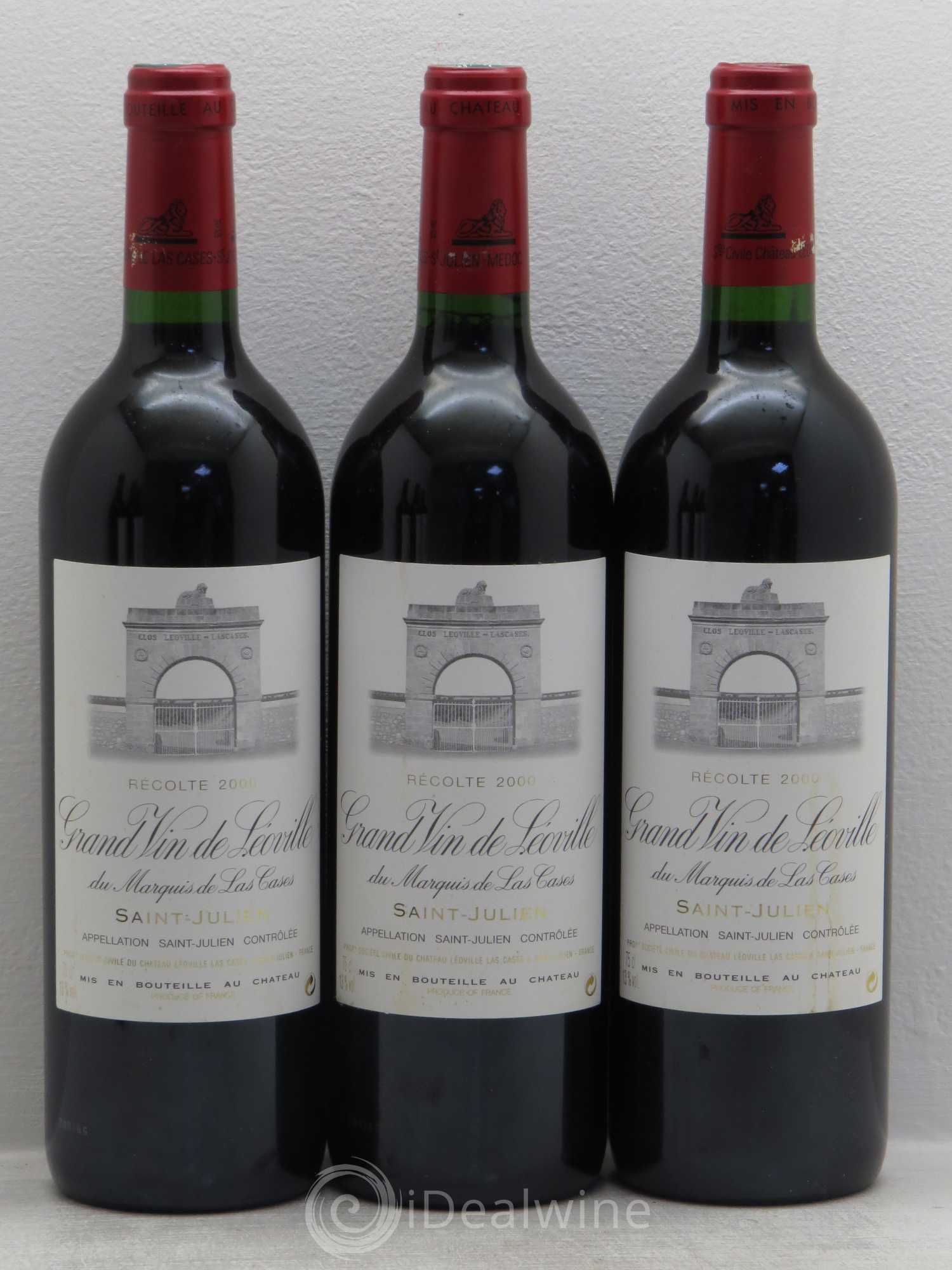 Château Léoville Las Cases 2ème Grand Cru Classé 2000 - Lot de 6 bouteilles - 1
