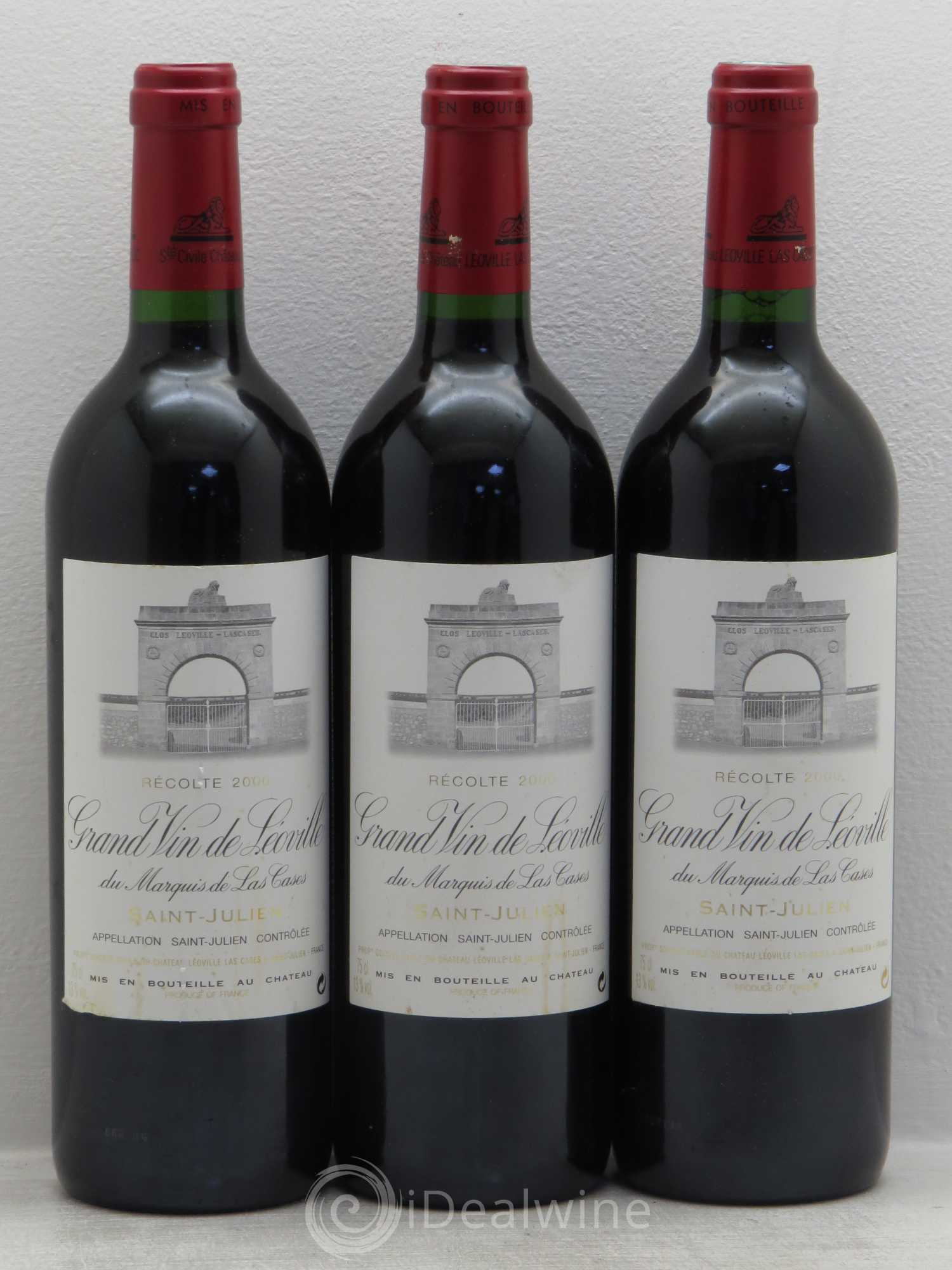 Château Léoville Las Cases 2ème Grand Cru Classé 2000 - Lot de 6 bouteilles - 2