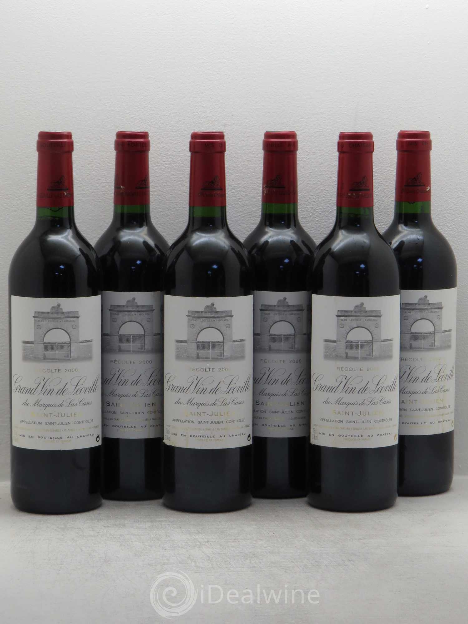Château Léoville Las Cases 2ème Grand Cru Classé 2000 - Lot de 6 bouteilles - 0