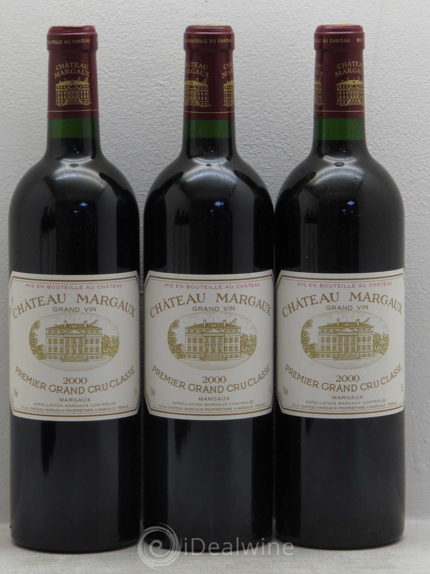 Château Margaux 1er Grand Cru Classé 2000 - Lot de 6 bouteilles - 1