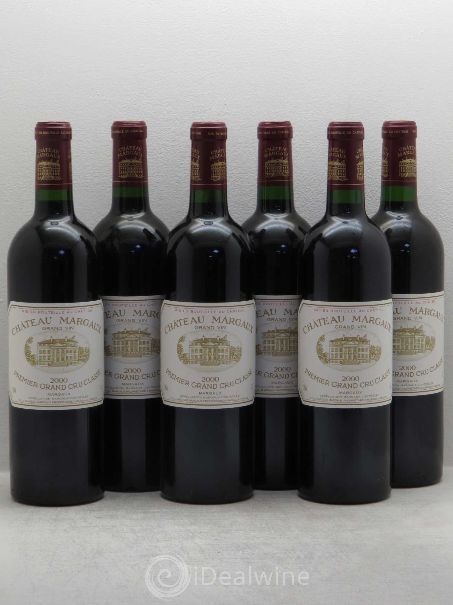 Château Margaux 1er Grand Cru Classé 2000 - Lot de 6 bouteilles - 0