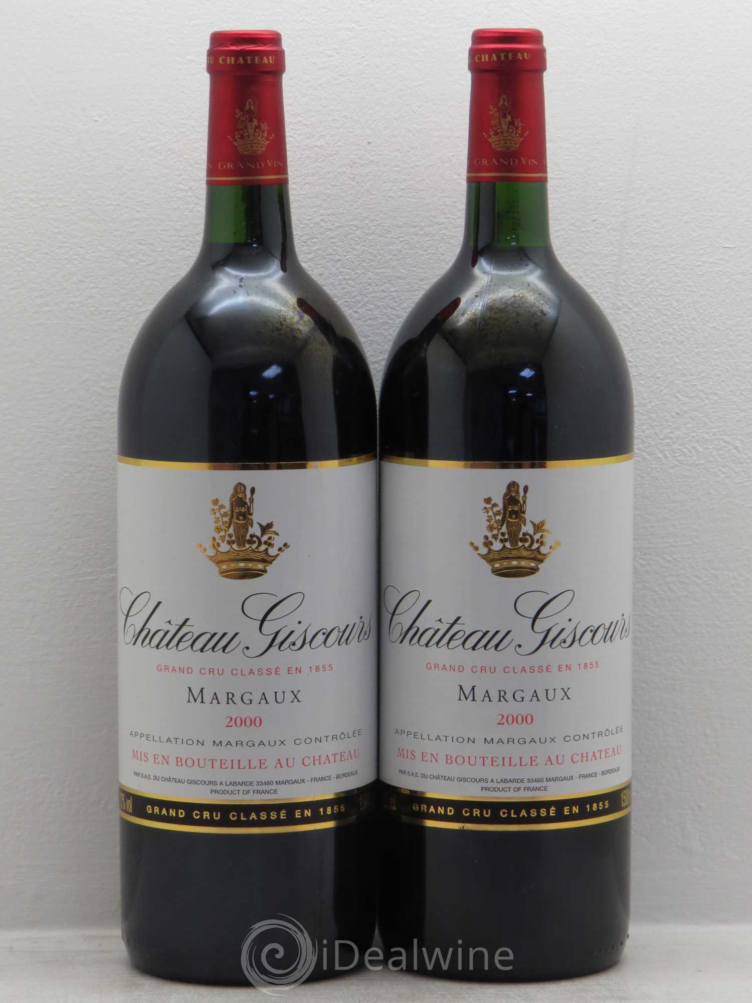 Château Giscours 3ème Grand Cru Classé 2000 - Lot de 2 magnums - 0