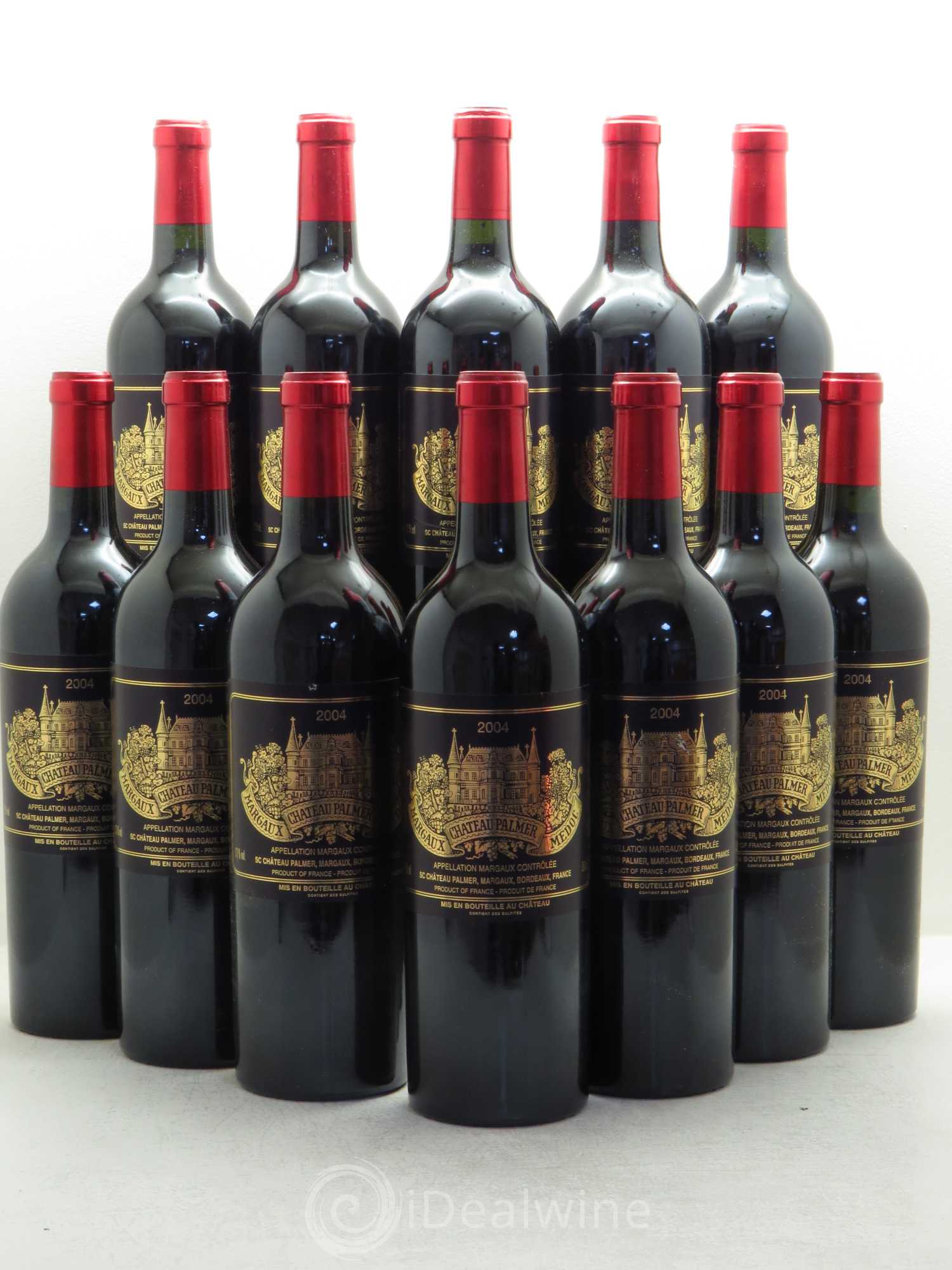 Château Palmer 3ème Grand Cru Classé 2004 - Lot de 12 bouteilles - 0