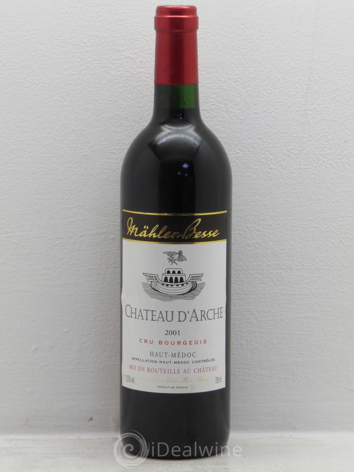 Château d'Arche Cru Bourgeois 2001 - Lot de 12 bouteilles - 0