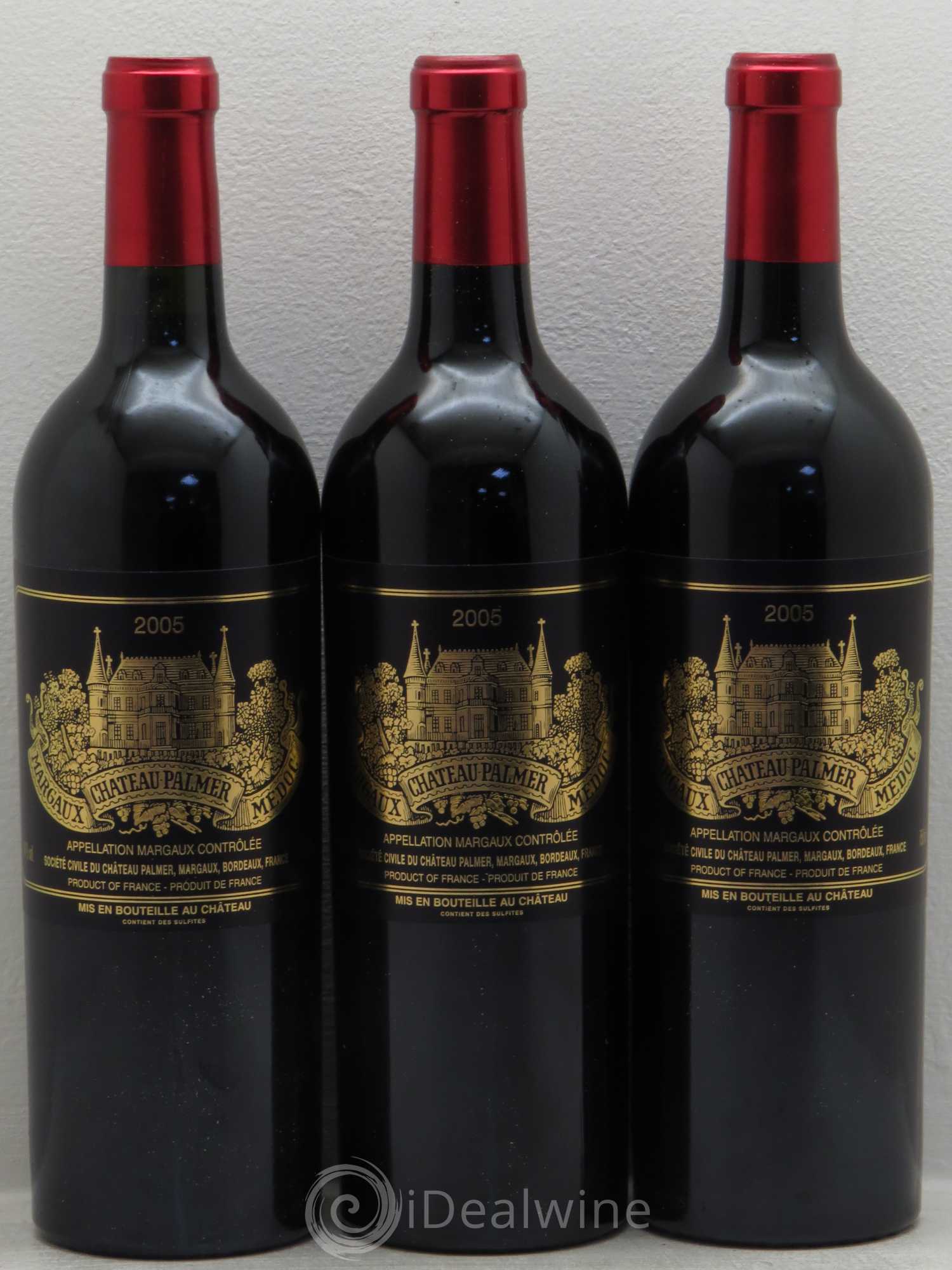 Château Palmer 3ème Grand Cru Classé 2005 - Lot de 12 bouteilles - 1