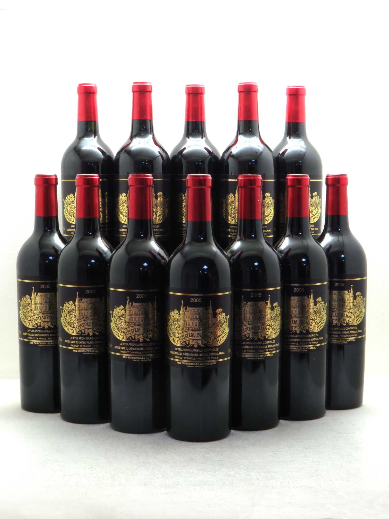 Château Palmer 3ème Grand Cru Classé 2005 - Lot de 12 bouteilles - 0