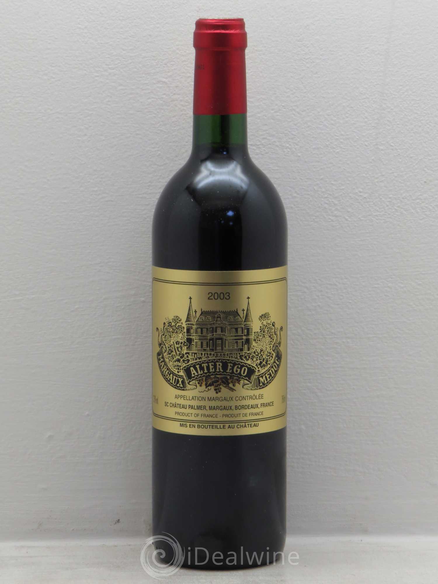 Alter Ego de Palmer Second Vin 2003 - Lot de 12 bouteilles - 0