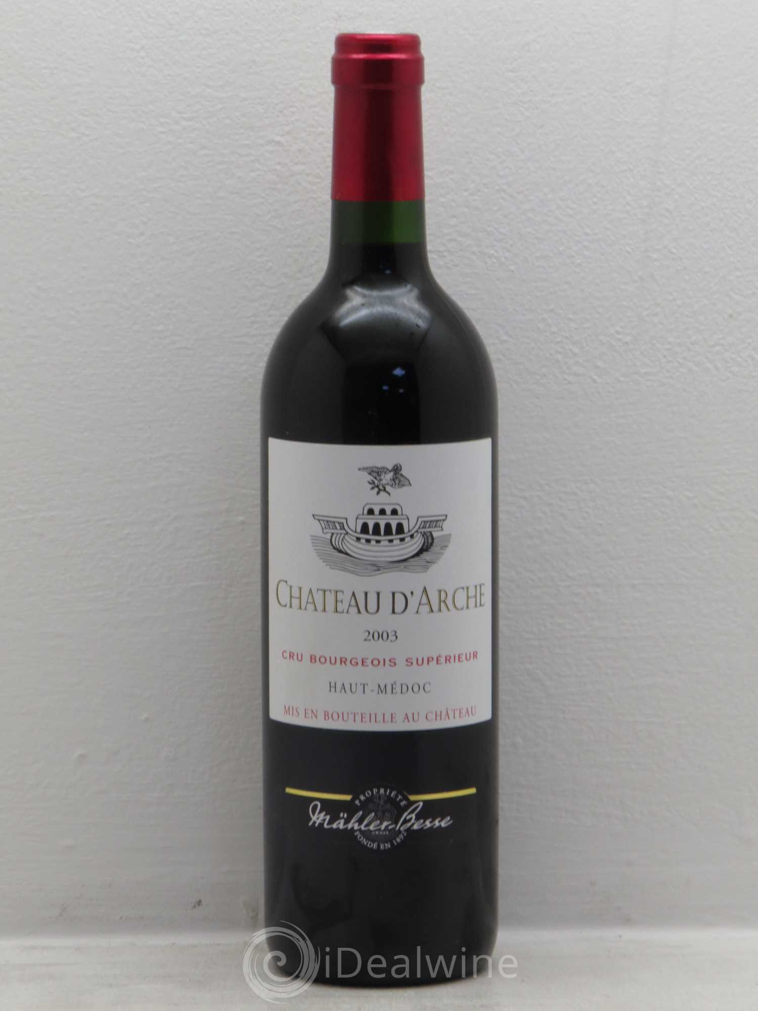 Château d'Arche Cru Bourgeois 2003 - Lot de 12 bouteilles - 0