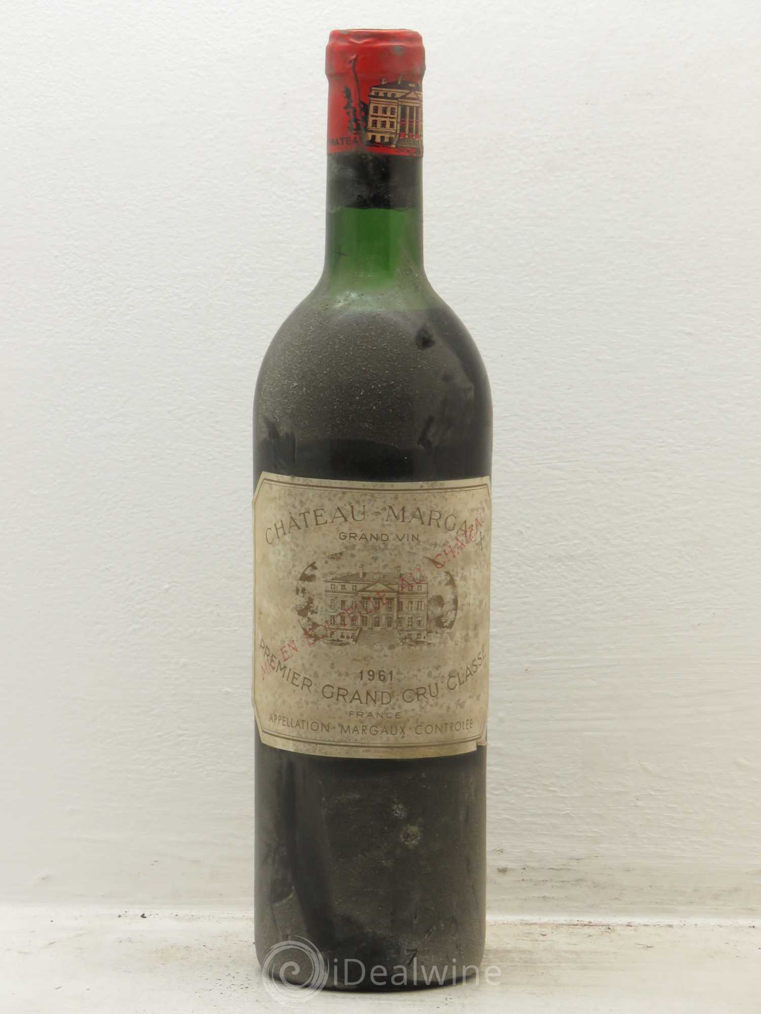 Château Margaux 1er Grand Cru Classé 1961 - Lot de 1 bouteille - 0