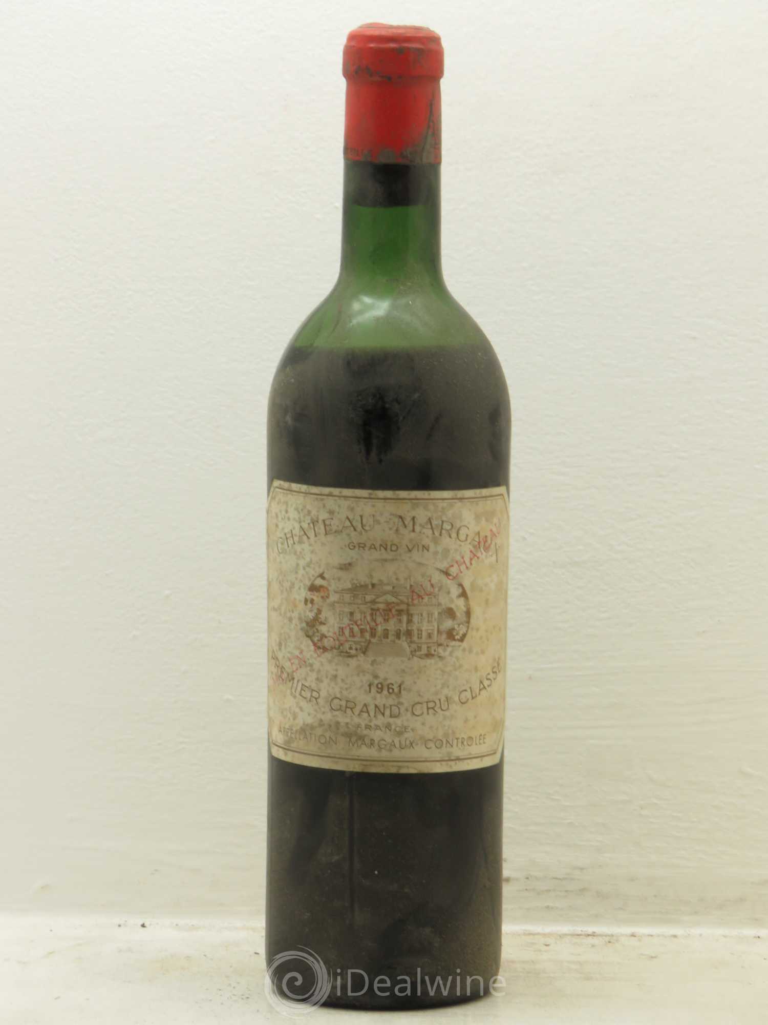 Château Margaux 1er Grand Cru Classé 1961 - Lot de 1 bouteille - 0