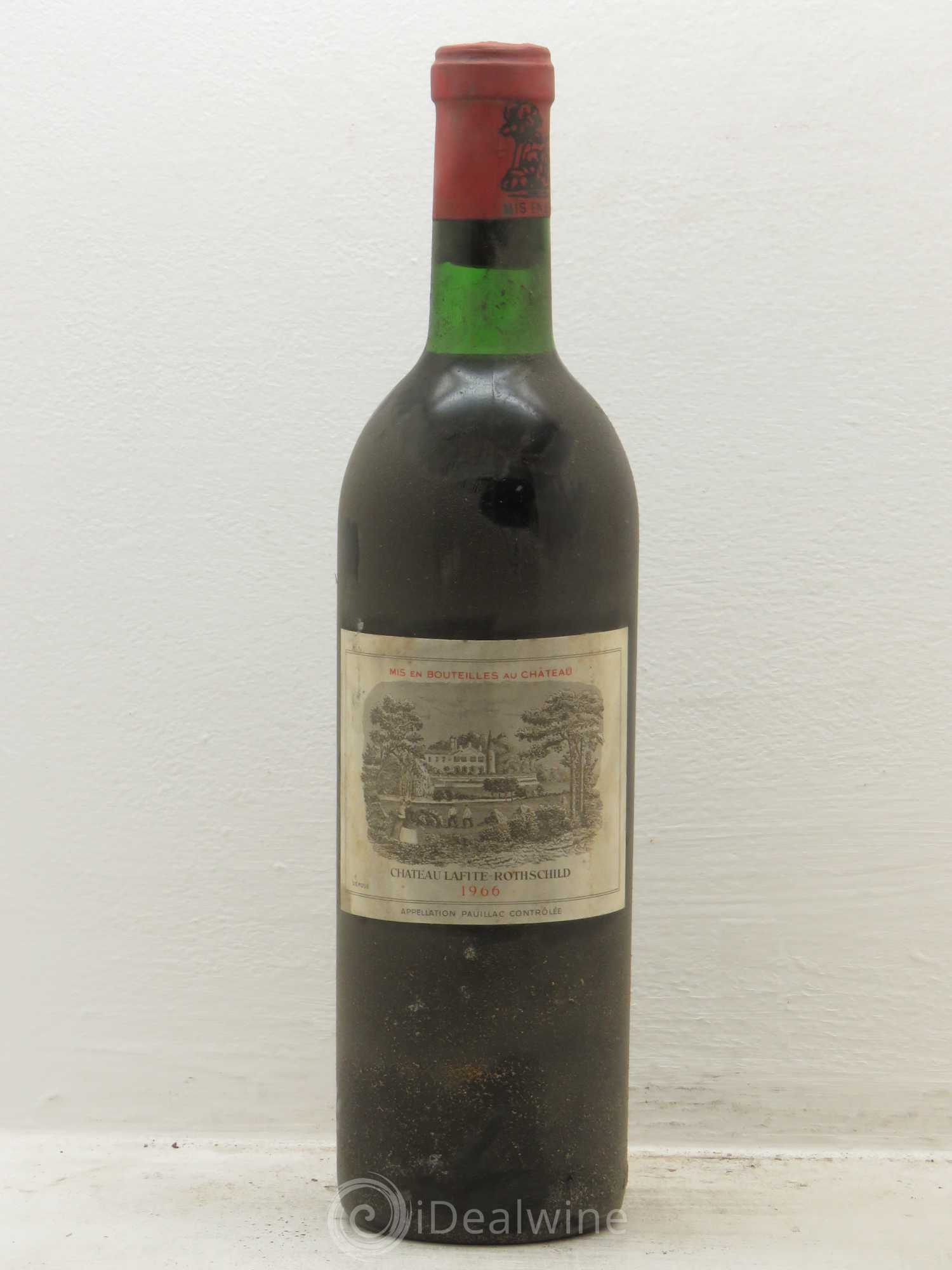 Château Lafite Rothschild 1er Grand Cru Classé 1966 - Lot de 1 bouteille - 0