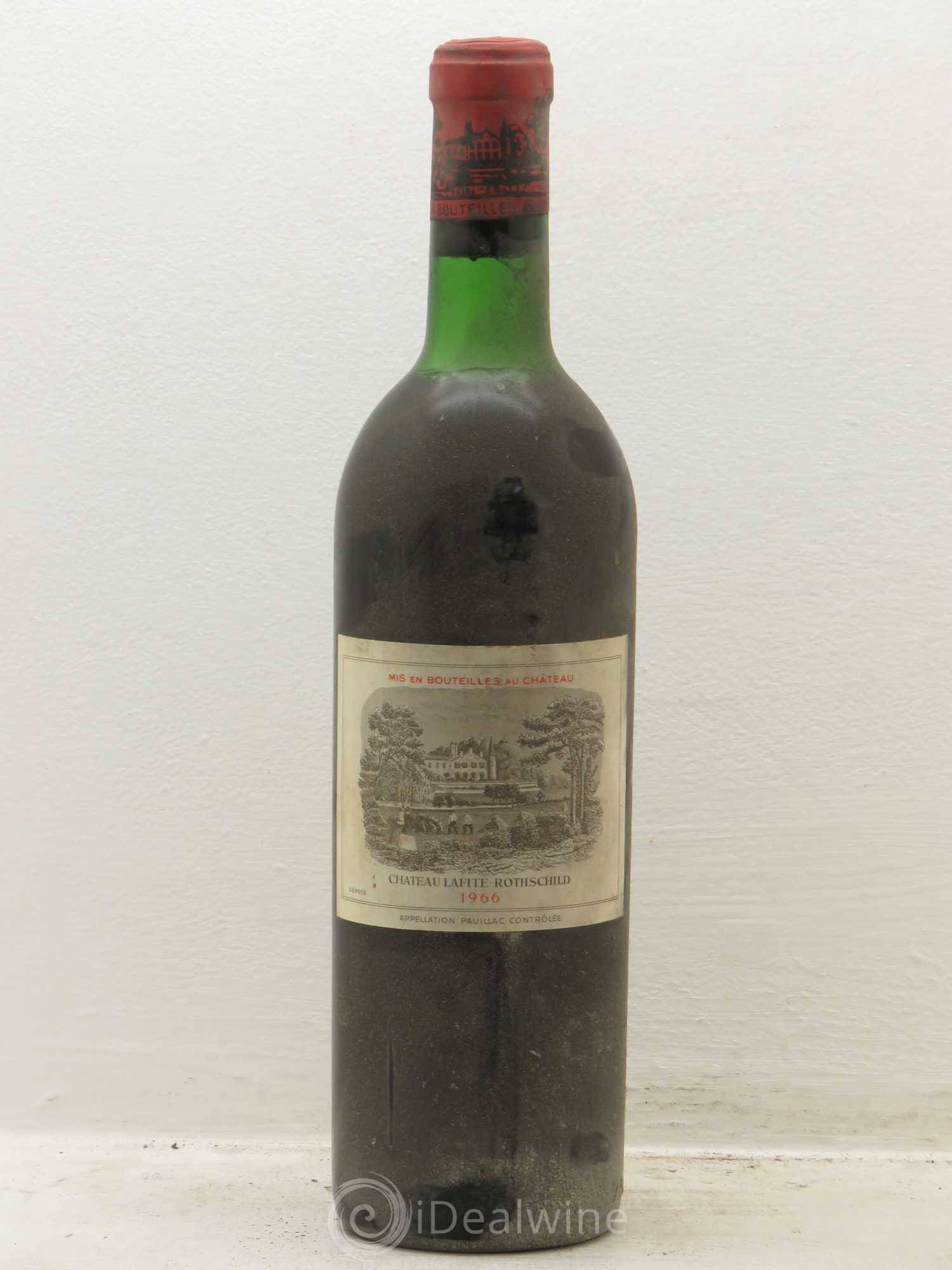 Château Lafite Rothschild 1er Grand Cru Classé 1966 - Lot de 1 bouteille - 0