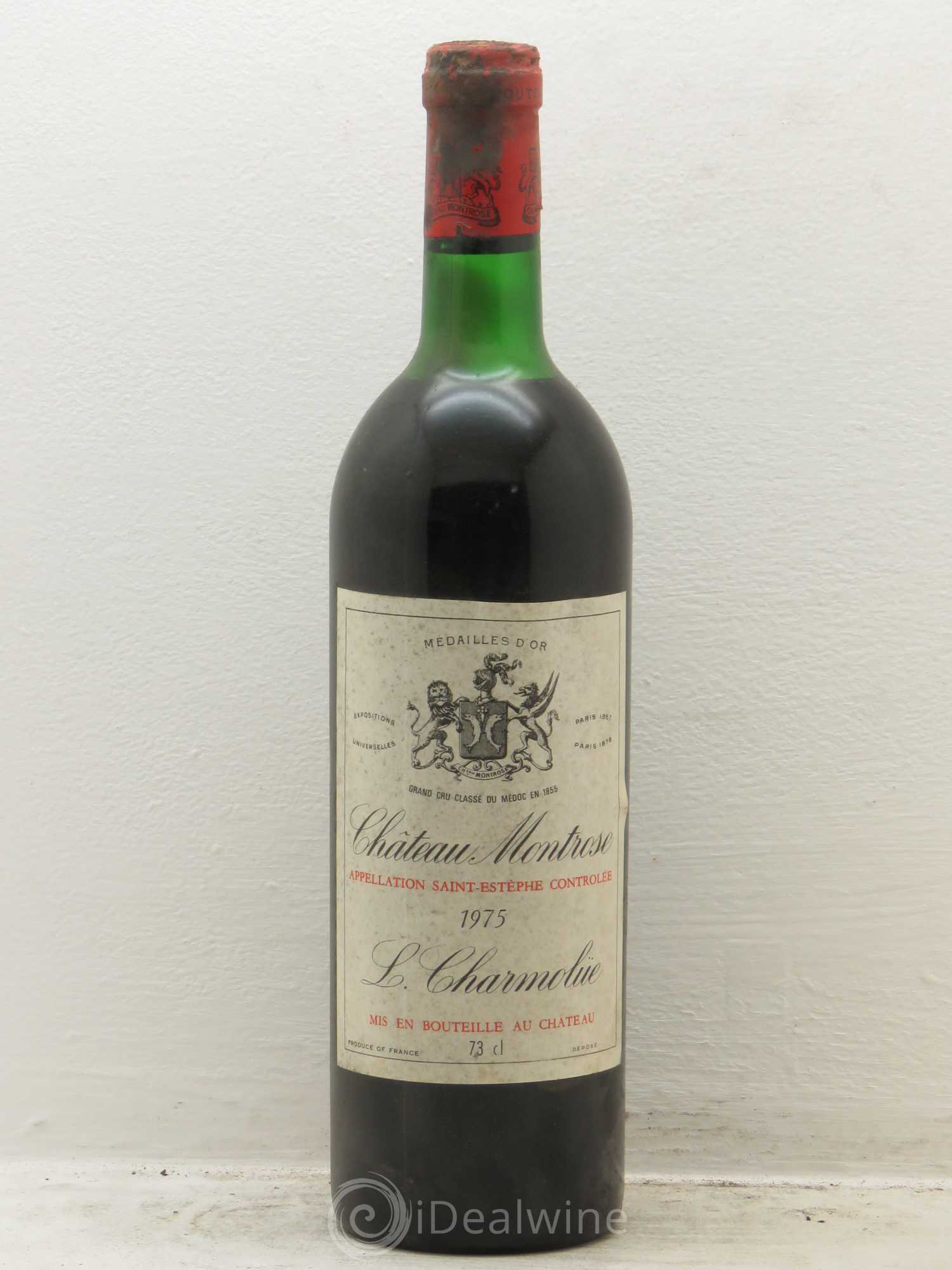 Château Montrose 2ème Grand Cru Classé 1975 - Lot de 1 bouteille - 0