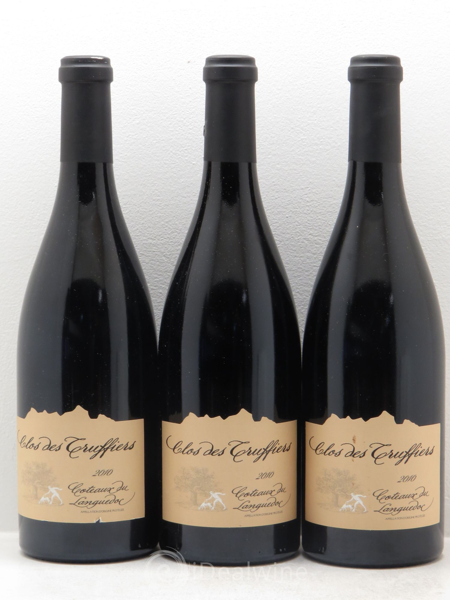 La Clape Château de La Négly Clos des Truffiers Jean Paux-Rosset 2010 - Lot de 3 bouteilles - 0