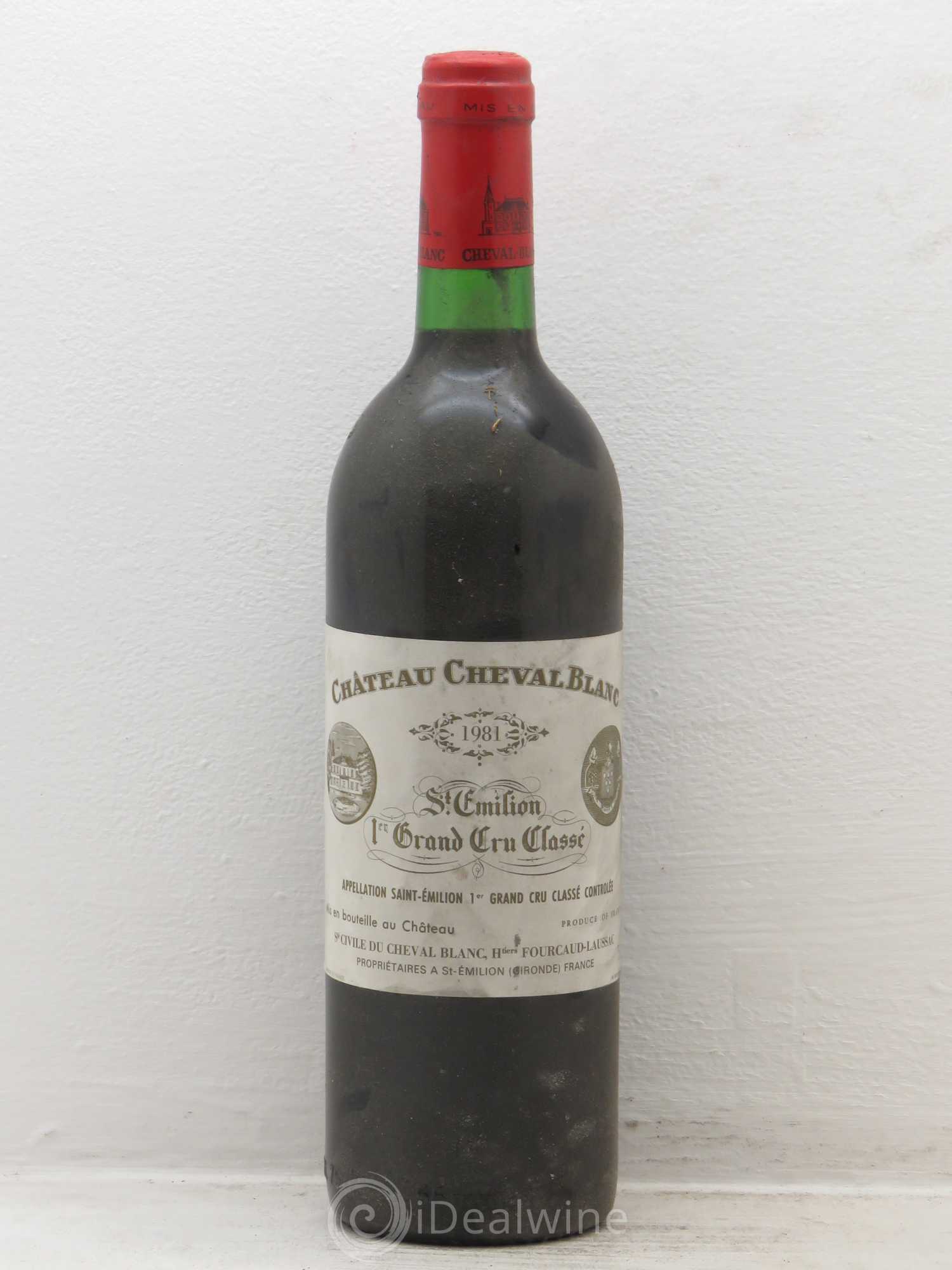 Château Cheval Blanc 1er Grand Cru Classé A 1981 - Lot de 1 bouteille - 0