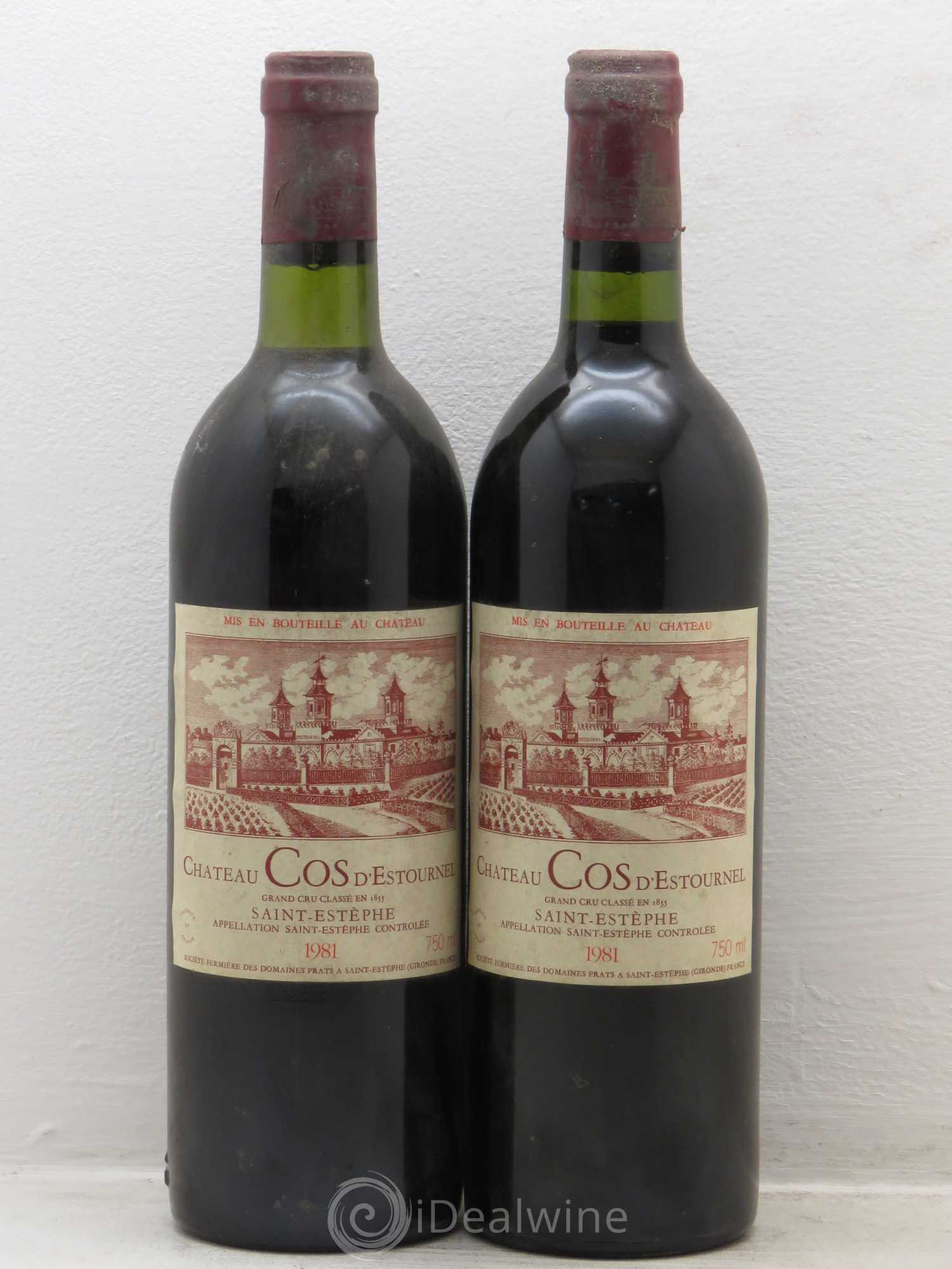 Cos d'Estournel 2ème Grand Cru Classé 1981 - Lot de 2 bouteilles - 0