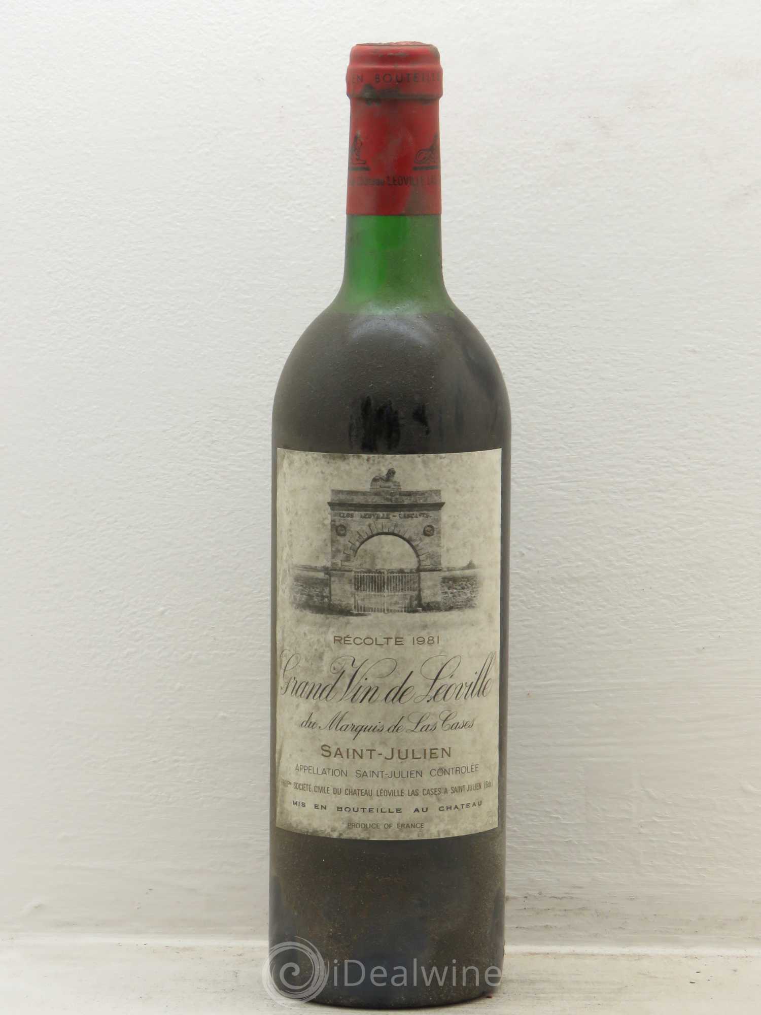 Château Léoville Las Cases 2ème Grand Cru Classé 1981 - Lot de 1 bouteille - 0