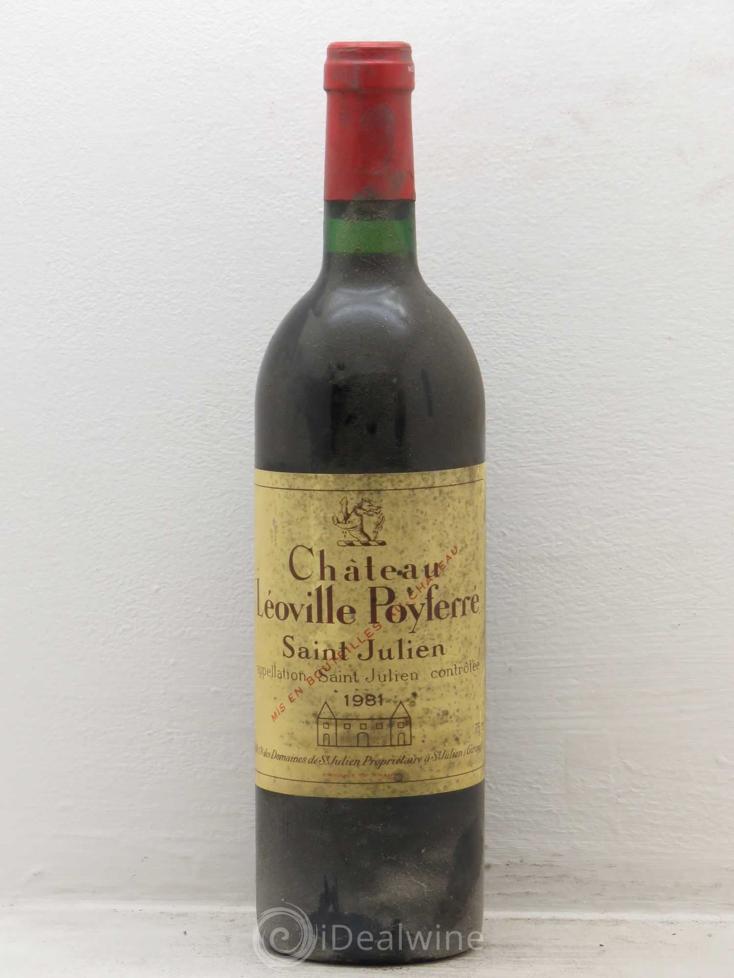 Château Léoville Poyferré 2ème Grand Cru Classé 1981 - Lot de 1 bouteille - 0
