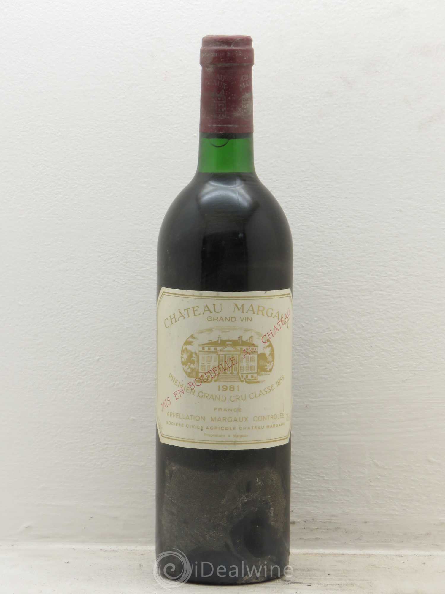 Château Margaux 1er Grand Cru Classé 1981 - Lot de 1 bouteille - 0