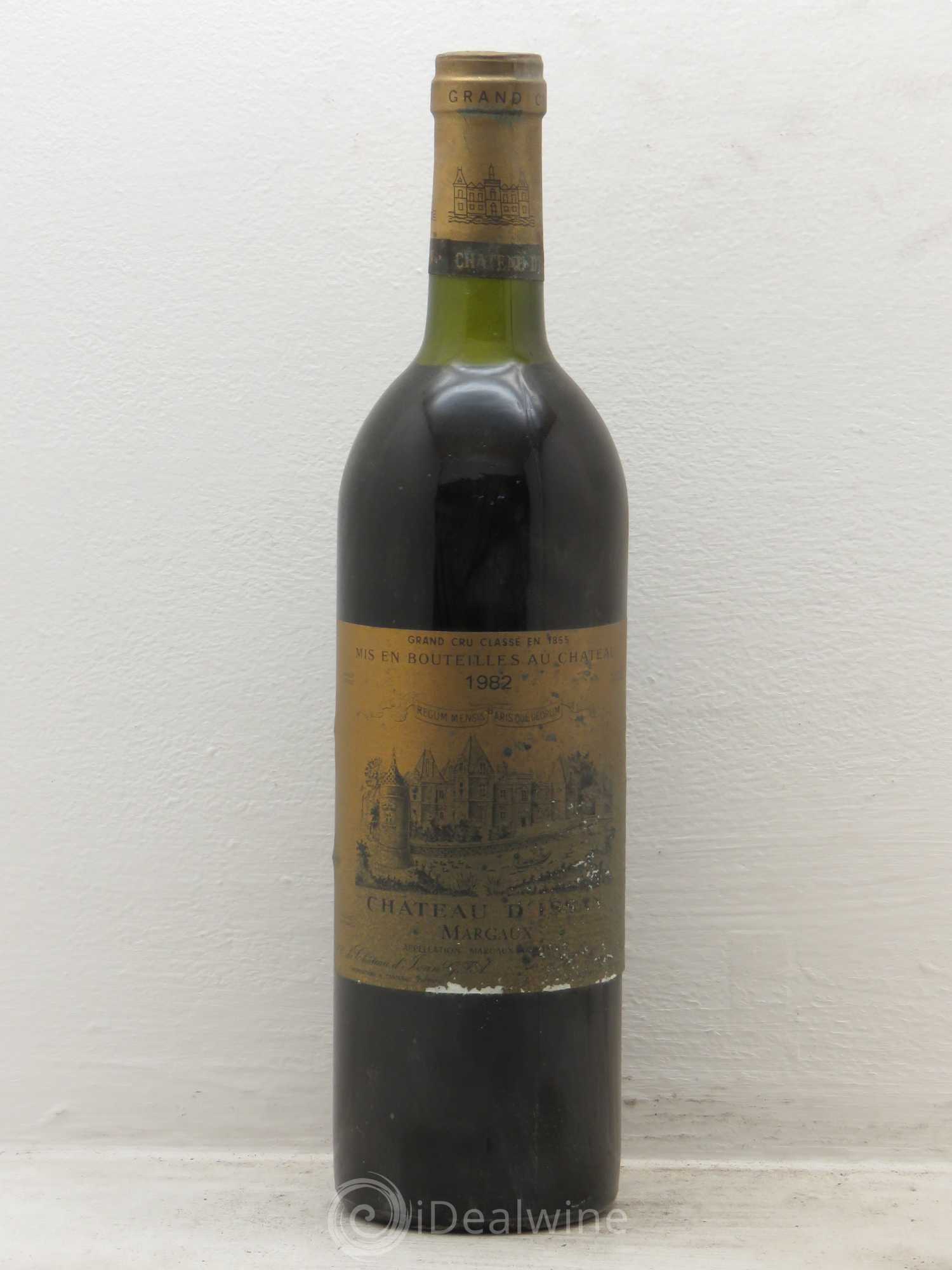 Château d'Issan 3ème Grand Cru Classé 1982 - Lot de 1 bouteille - 0