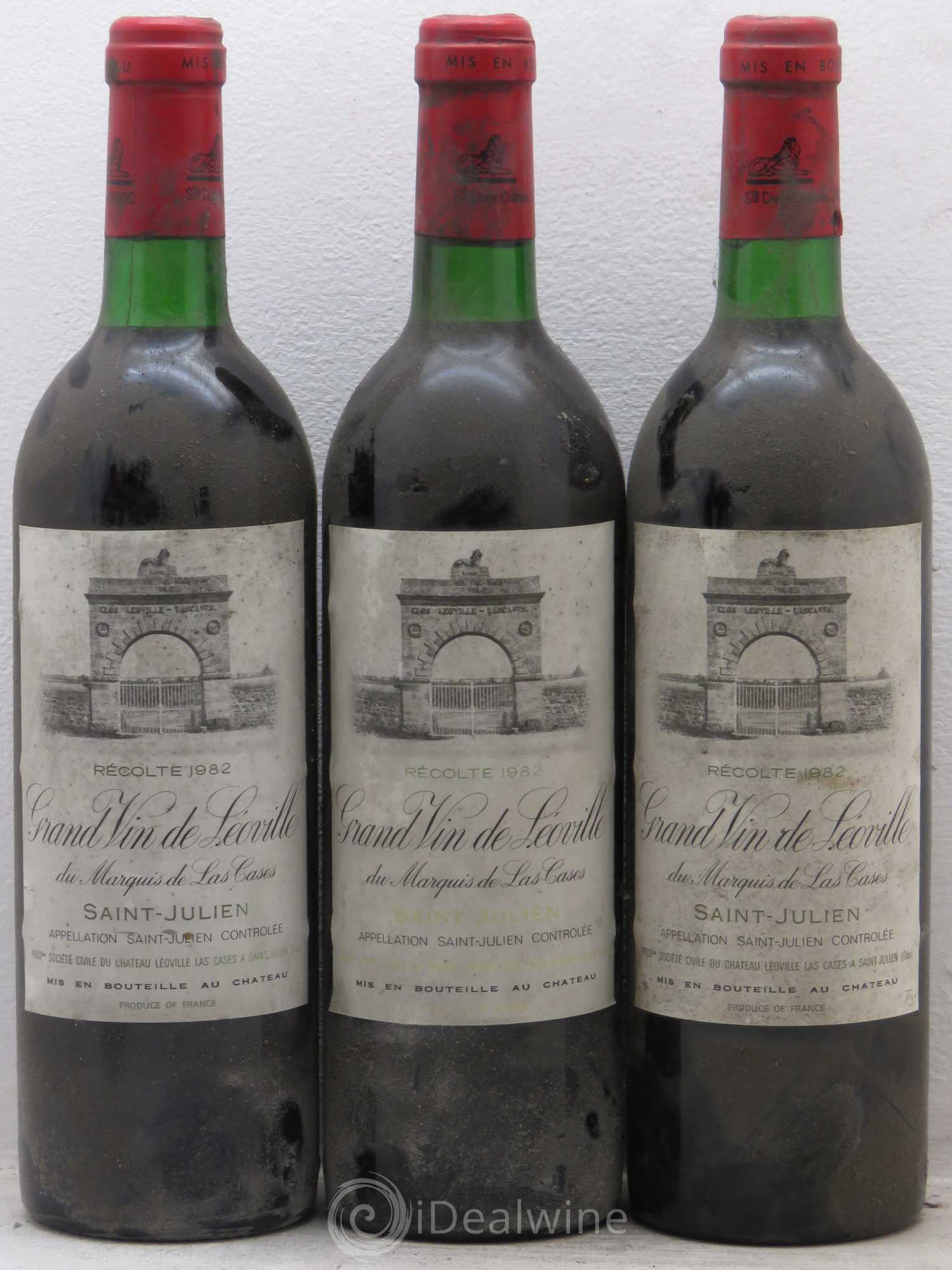 Château Léoville Las Cases 2ème Grand Cru Classé 1982 - Lot de 6 bouteilles - 1